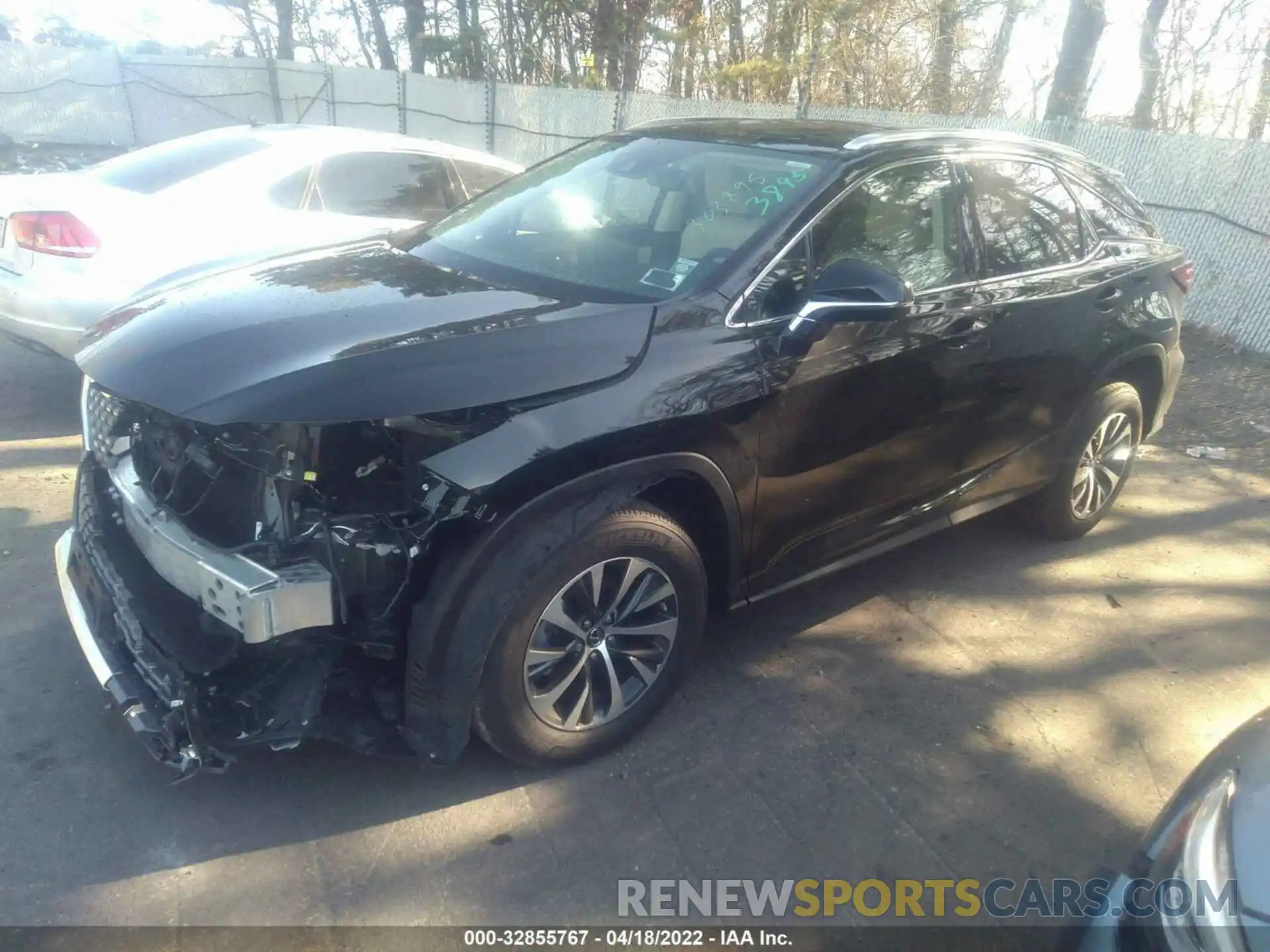 2 Photograph of a damaged car 2T2HZMDA1MC303895 LEXUS RX 2021