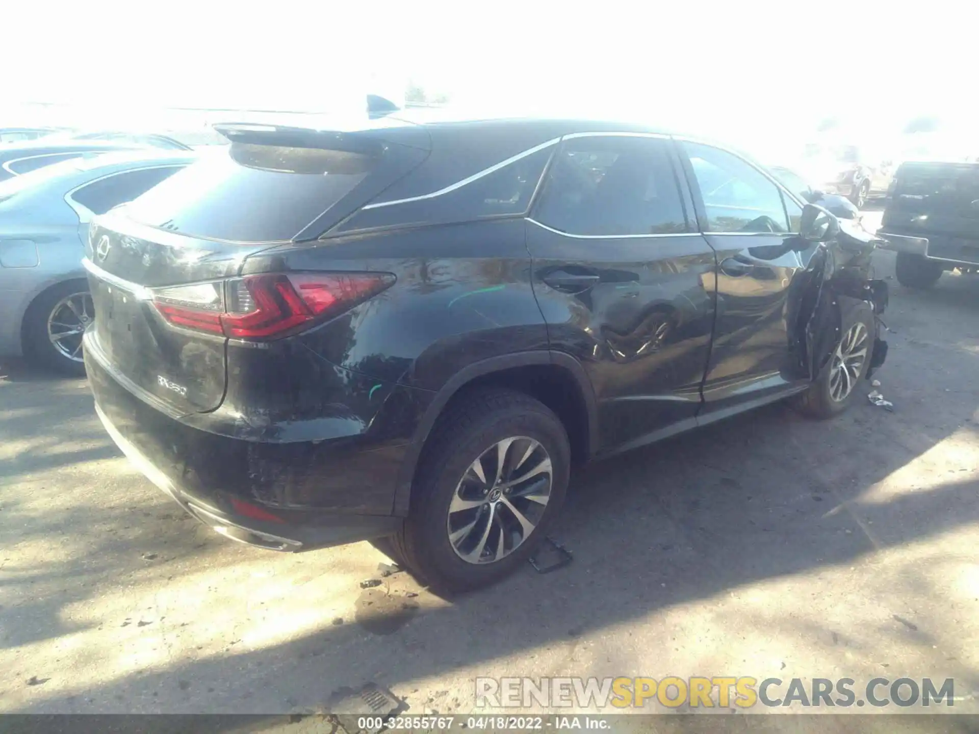 4 Фотография поврежденного автомобиля 2T2HZMDA1MC303895 LEXUS RX 2021