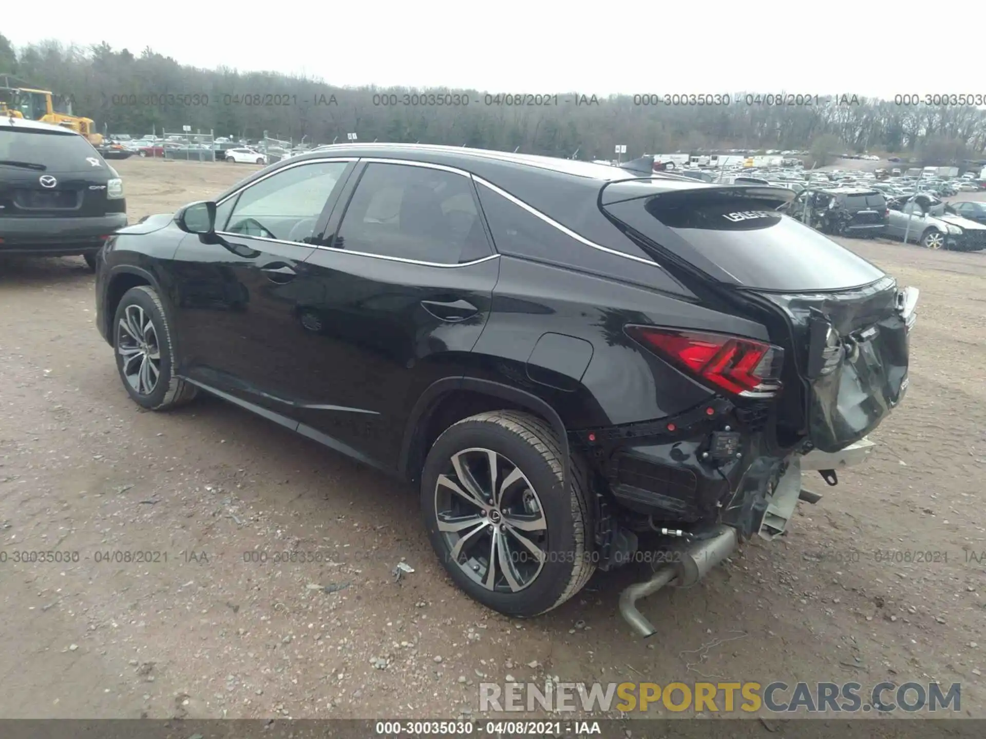 3 Photograph of a damaged car 2T2HZMDA2MC260930 LEXUS RX 2021