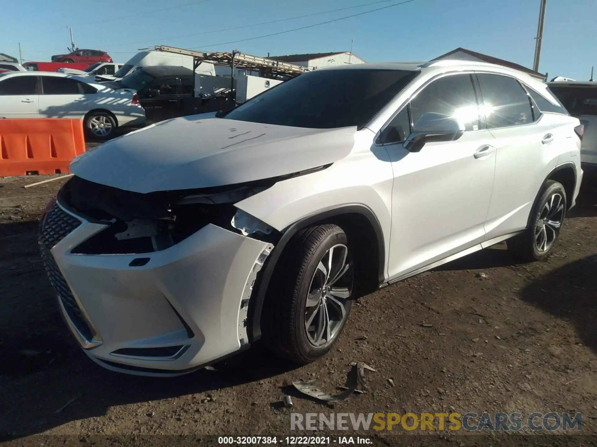 2 Photograph of a damaged car 2T2HZMDA2MC268123 LEXUS RX 2021