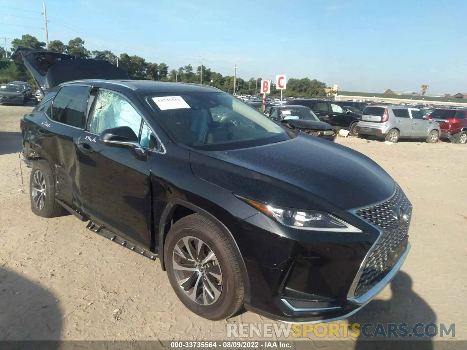 1 Photograph of a damaged car 2T2HZMDA2MC279560 LEXUS RX 2021