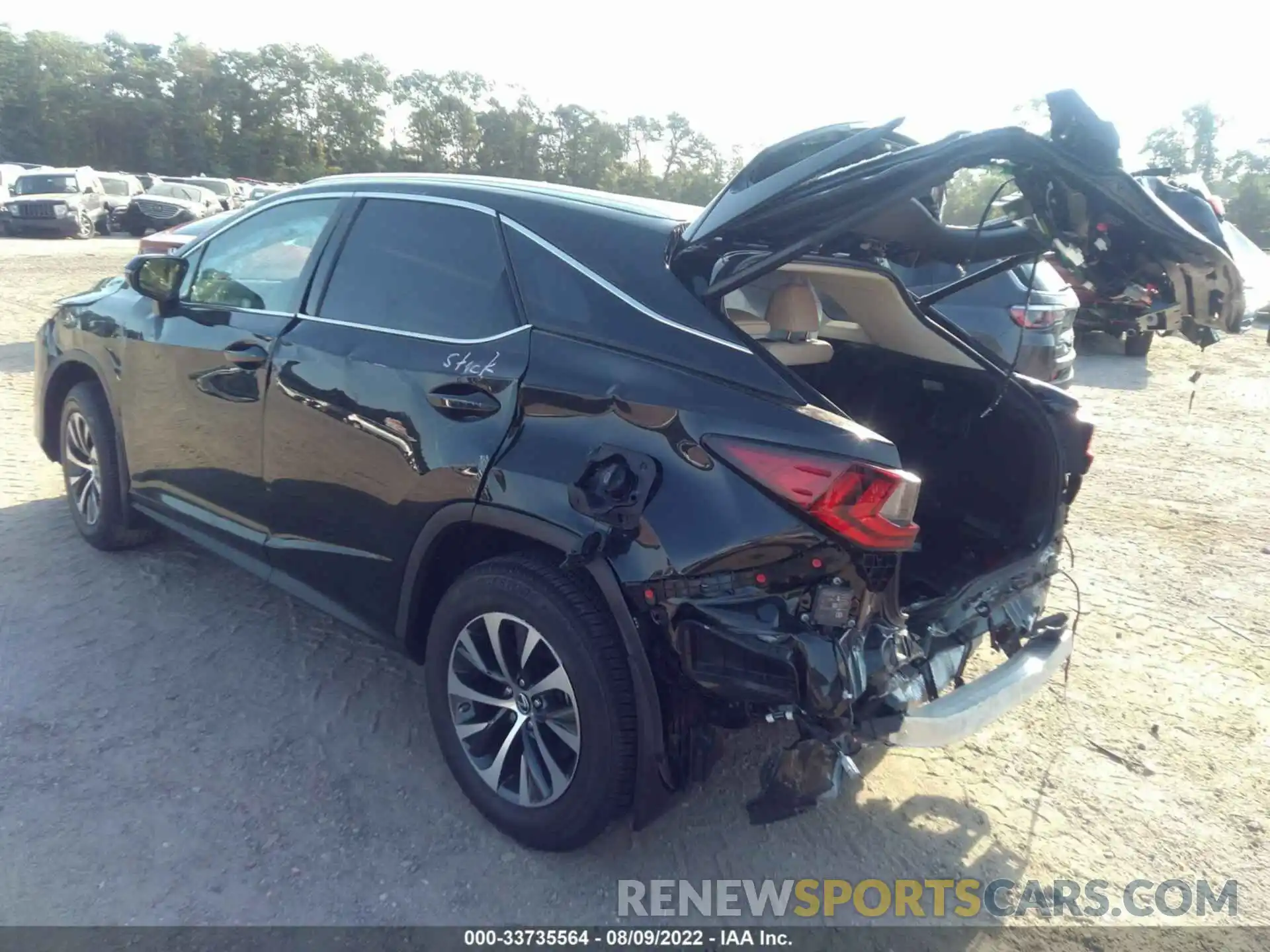 3 Photograph of a damaged car 2T2HZMDA2MC279560 LEXUS RX 2021