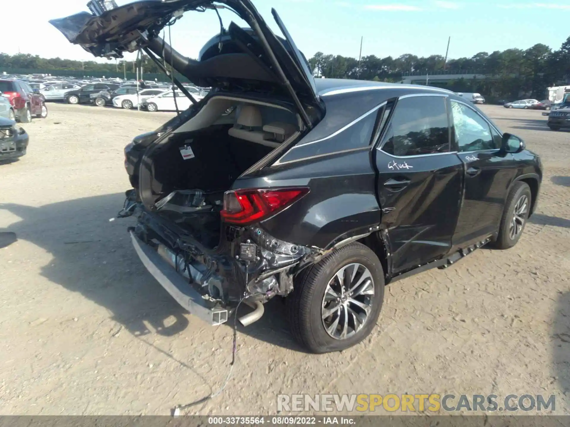 4 Photograph of a damaged car 2T2HZMDA2MC279560 LEXUS RX 2021