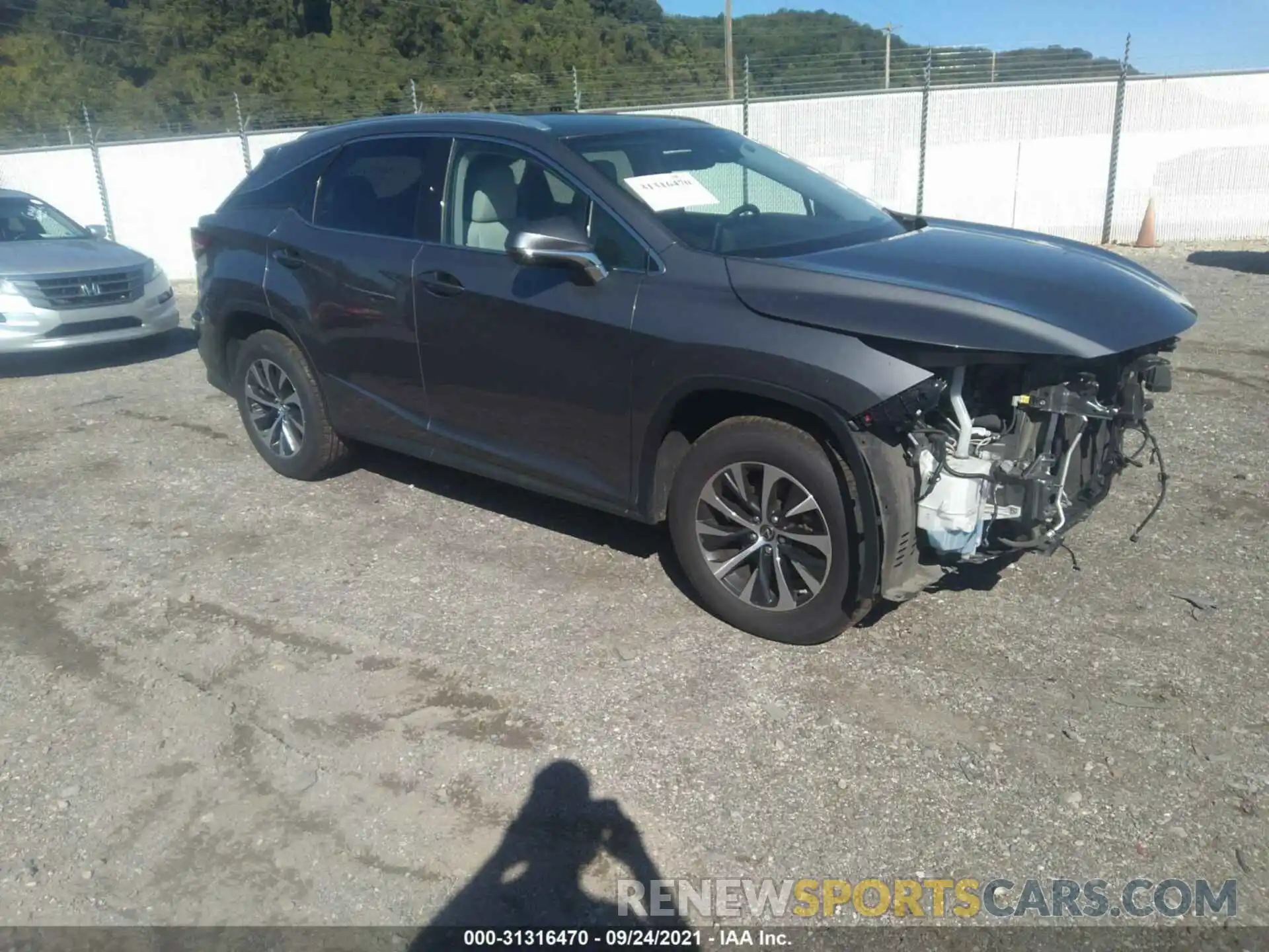 1 Photograph of a damaged car 2T2HZMDA3MC260144 LEXUS RX 2021