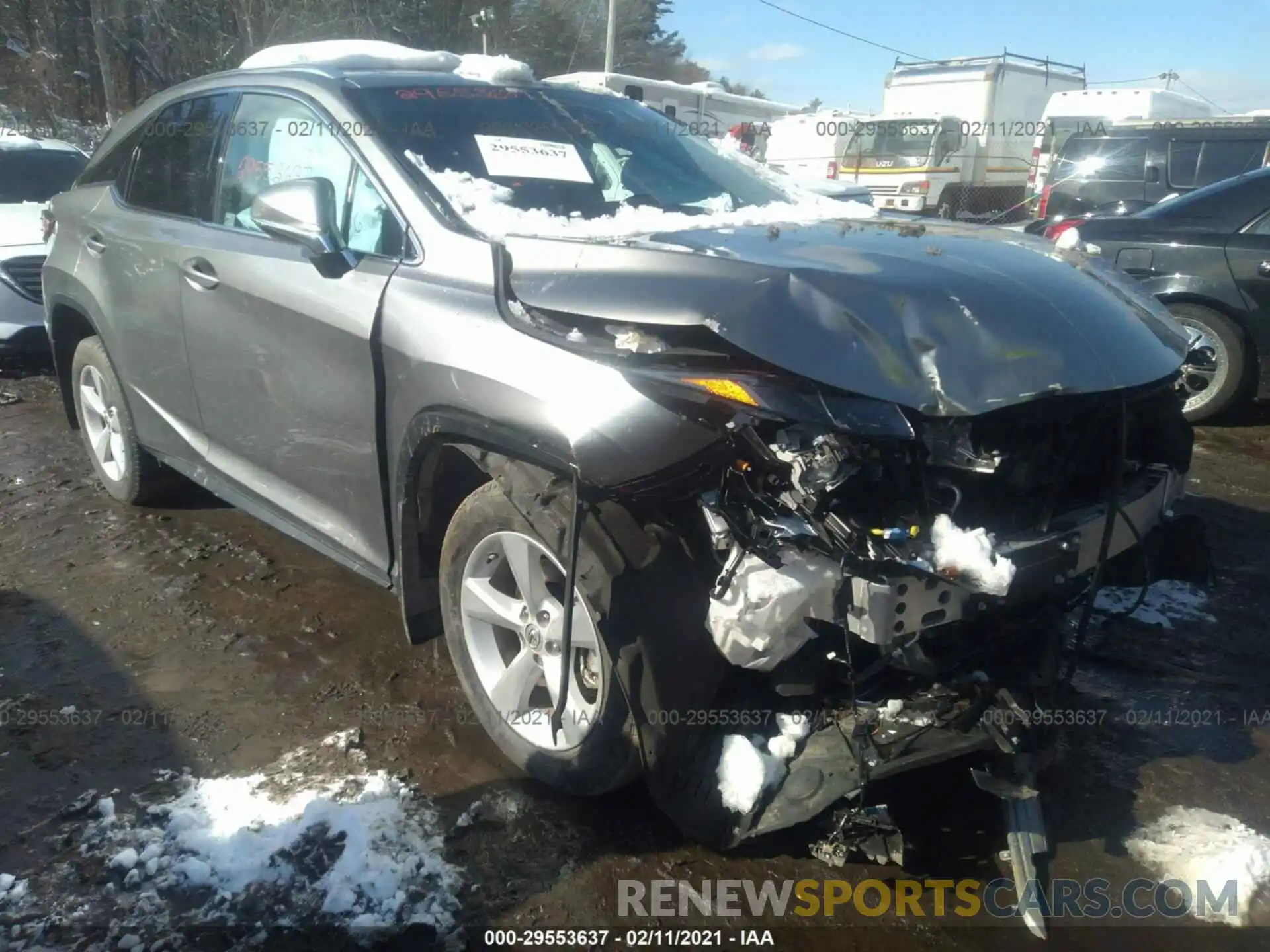 1 Photograph of a damaged car 2T2HZMDA3MC261004 LEXUS RX 2021