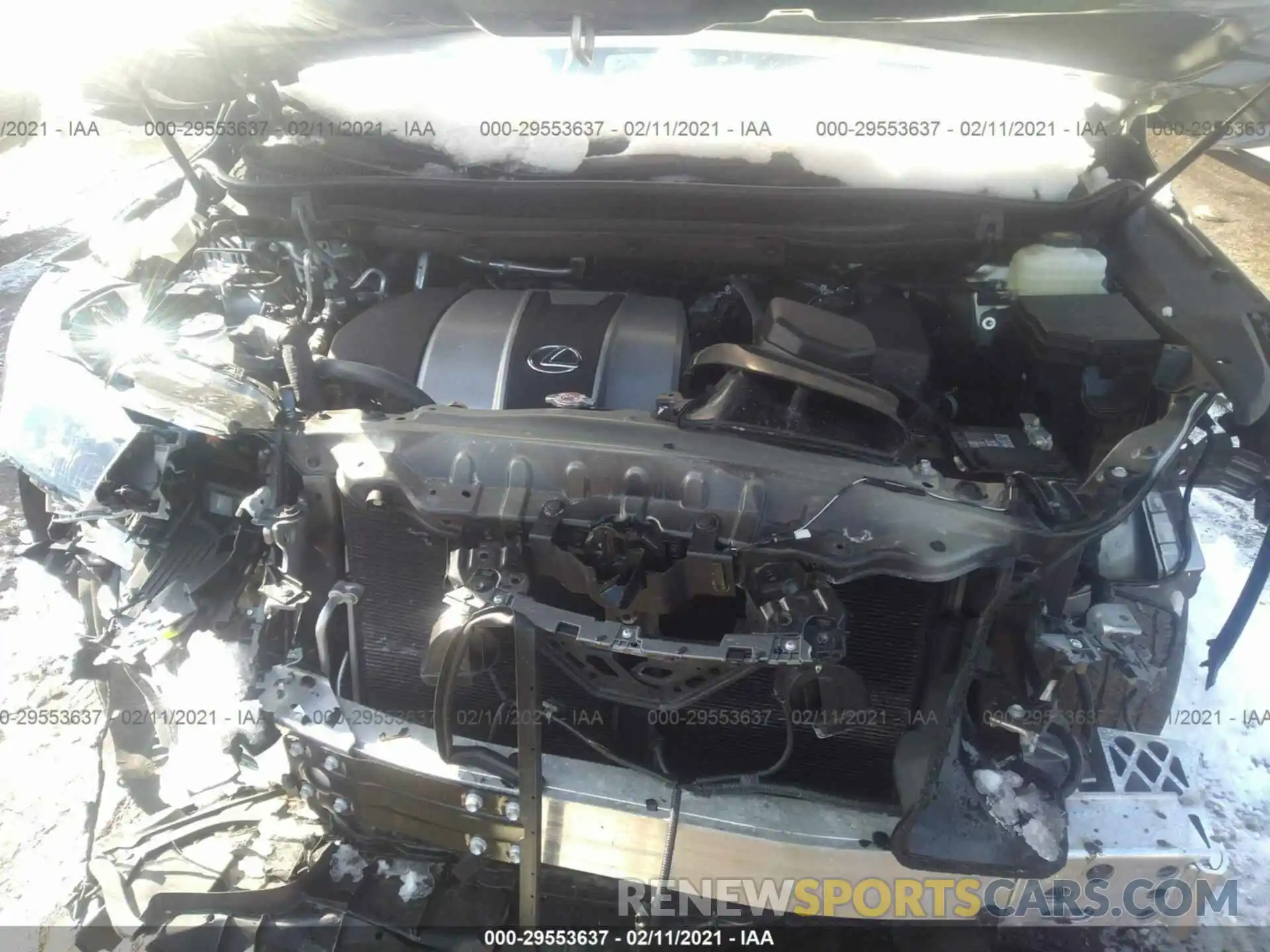 10 Photograph of a damaged car 2T2HZMDA3MC261004 LEXUS RX 2021