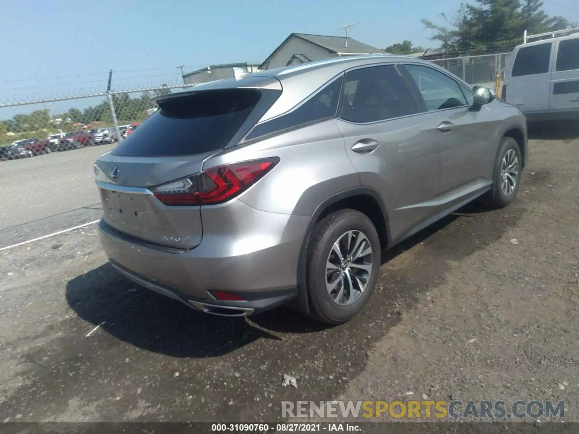 4 Photograph of a damaged car 2T2HZMDA3MC272956 LEXUS RX 2021