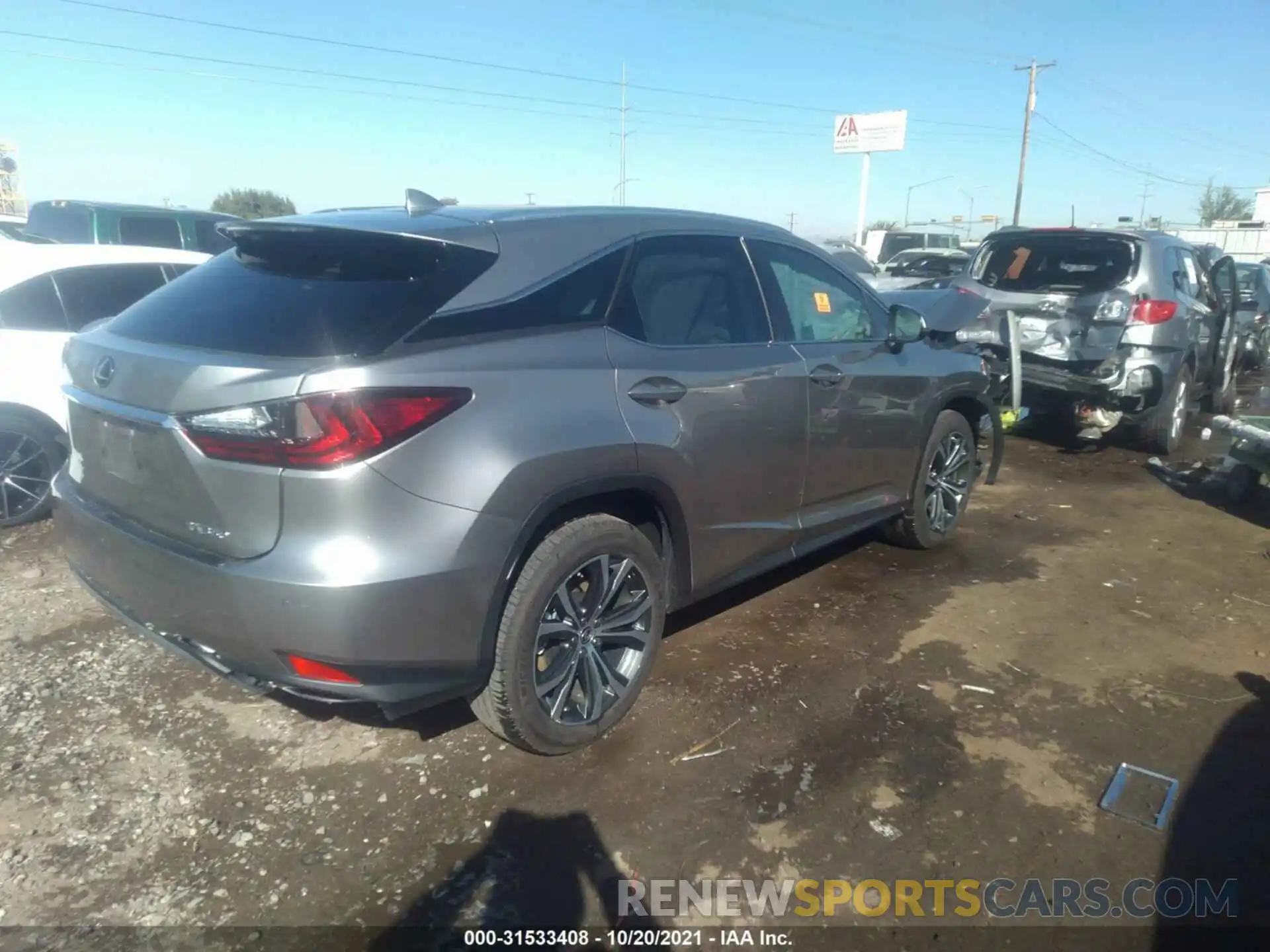 4 Photograph of a damaged car 2T2HZMDA3MC290681 LEXUS RX 2021