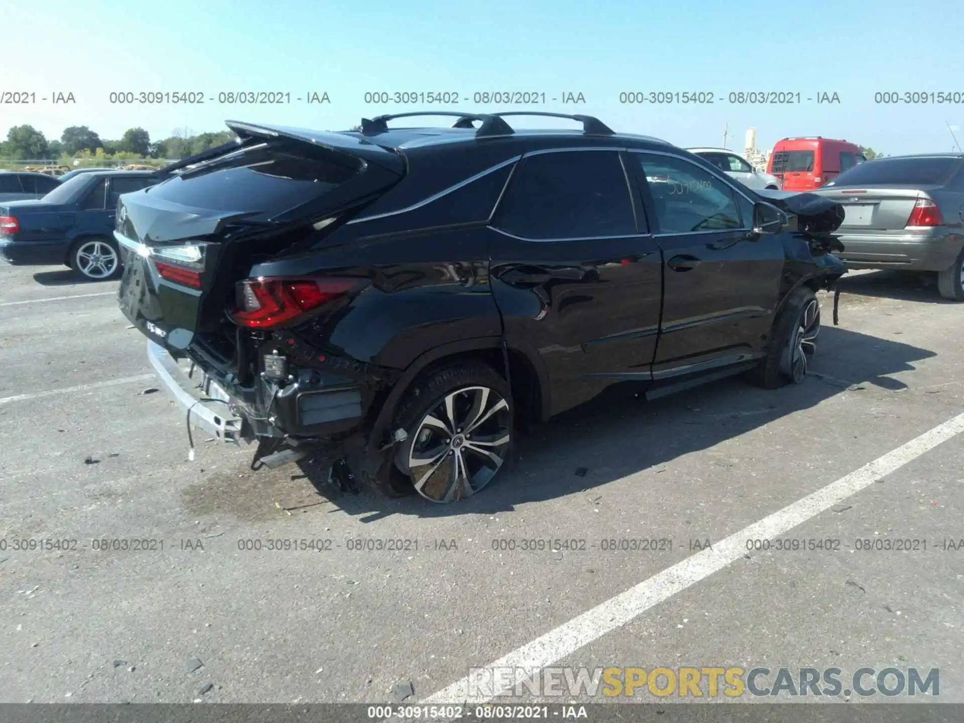 4 Фотография поврежденного автомобиля 2T2HZMDA3MC291328 LEXUS RX 2021