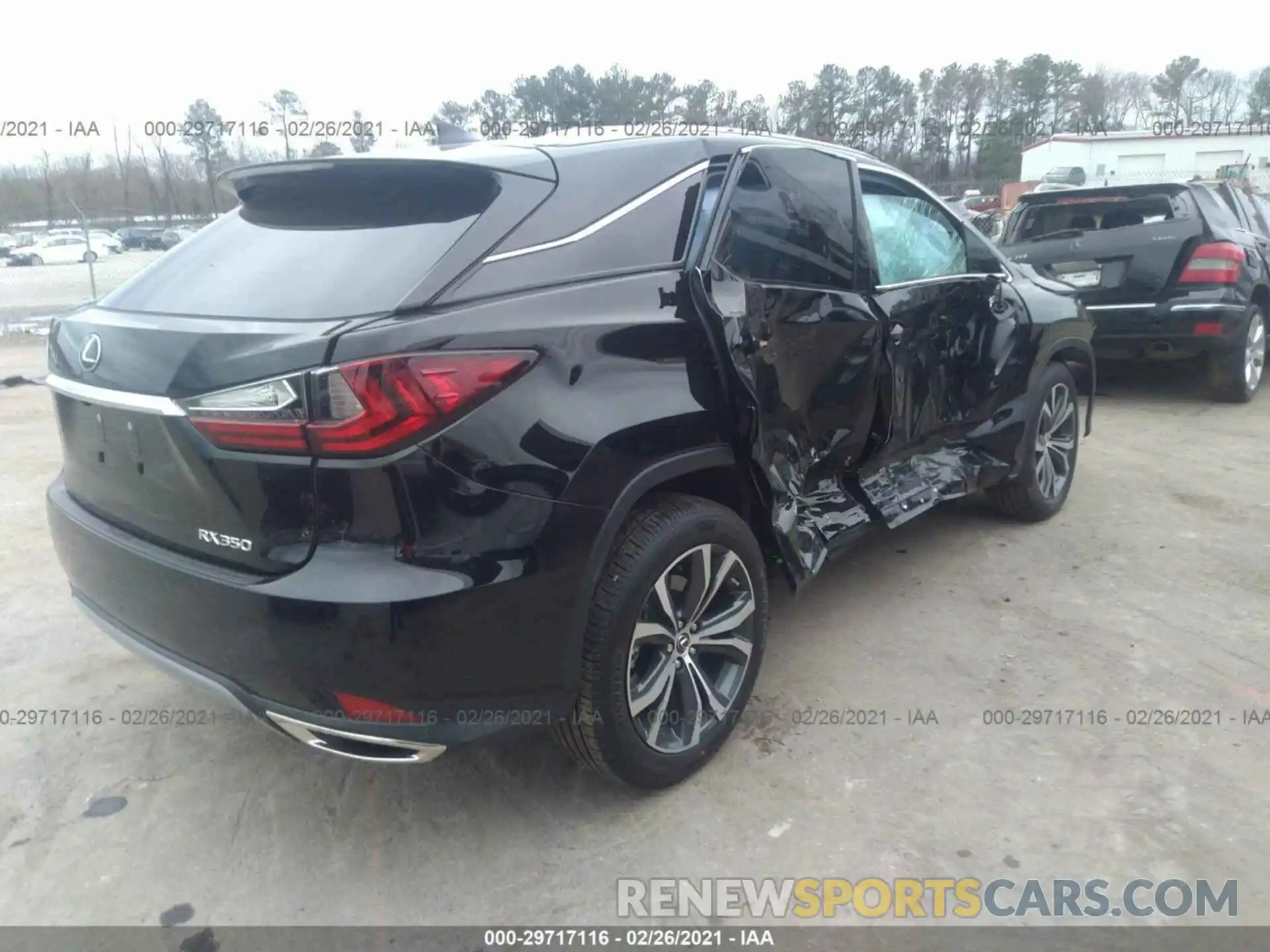 4 Photograph of a damaged car 2T2HZMDA4MC275784 LEXUS RX 2021