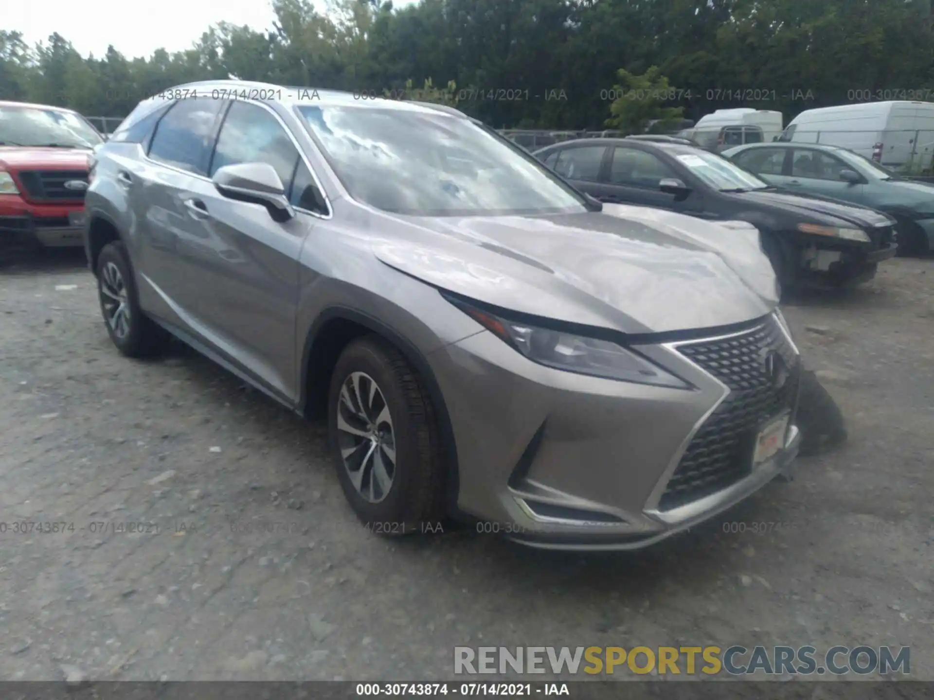 1 Photograph of a damaged car 2T2HZMDA4MC281651 LEXUS RX 2021