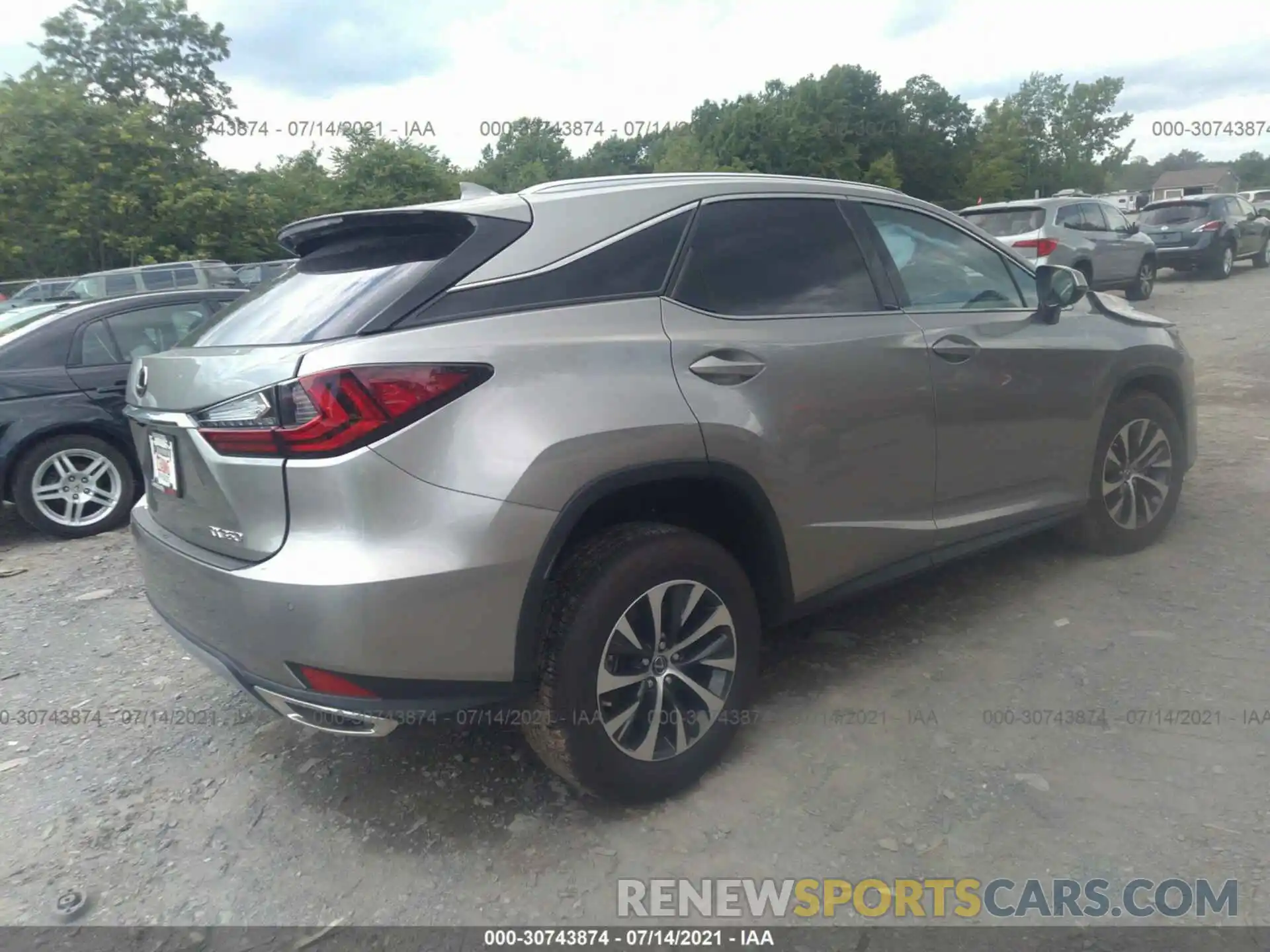 4 Photograph of a damaged car 2T2HZMDA4MC281651 LEXUS RX 2021