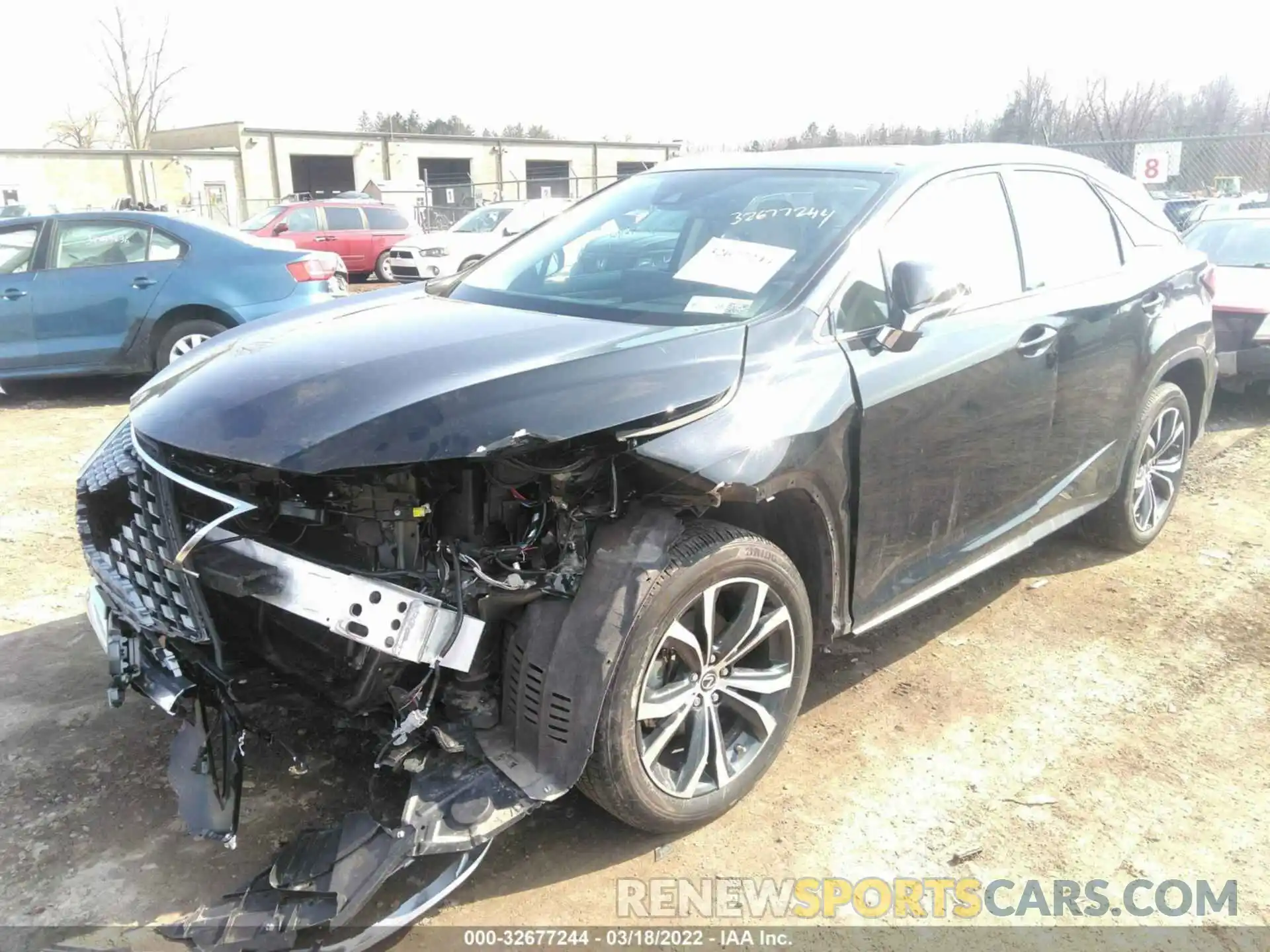 2 Photograph of a damaged car 2T2HZMDA4MC296165 LEXUS RX 2021