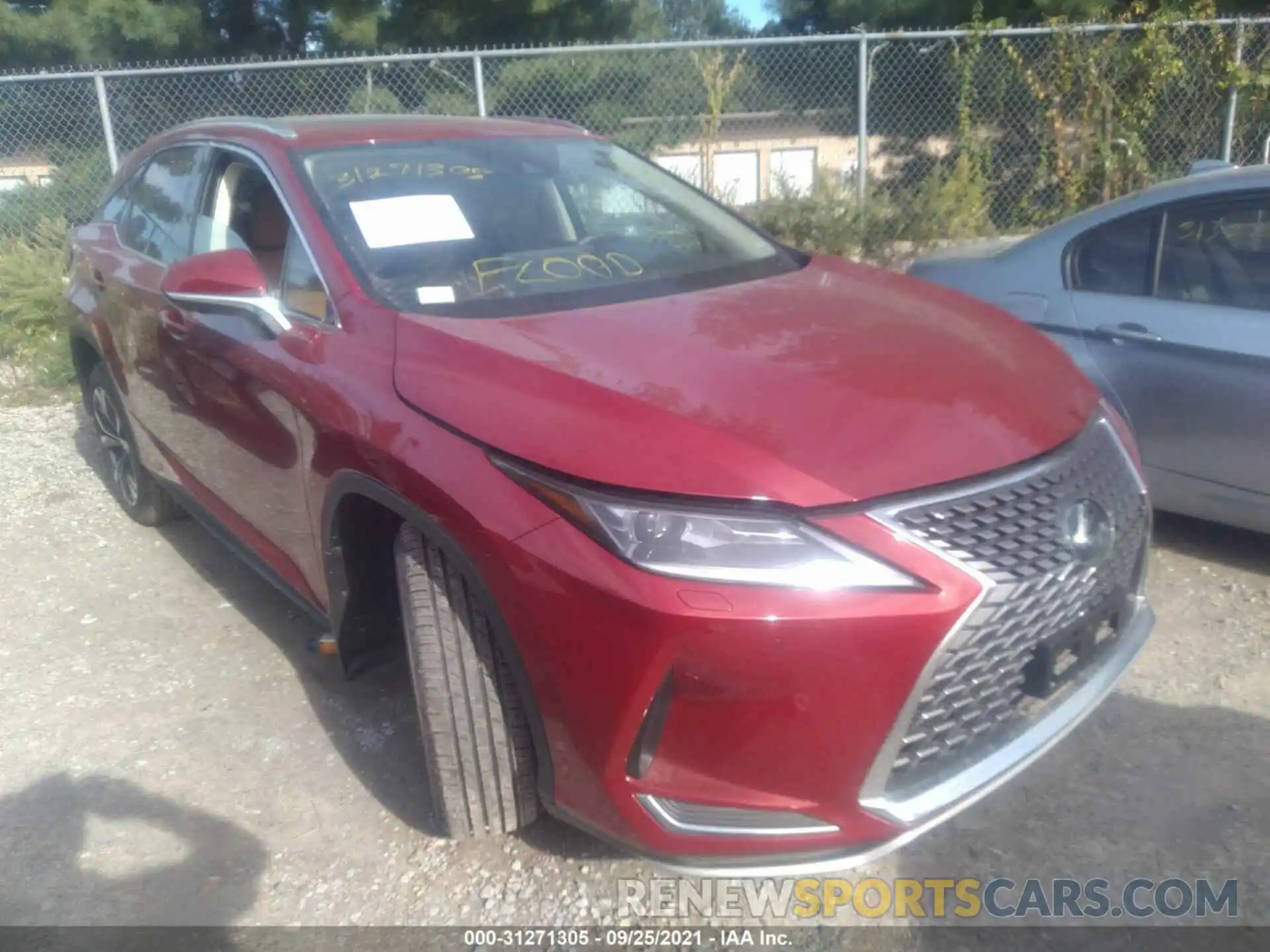 1 Photograph of a damaged car 2T2HZMDA4MC301378 LEXUS RX 2021