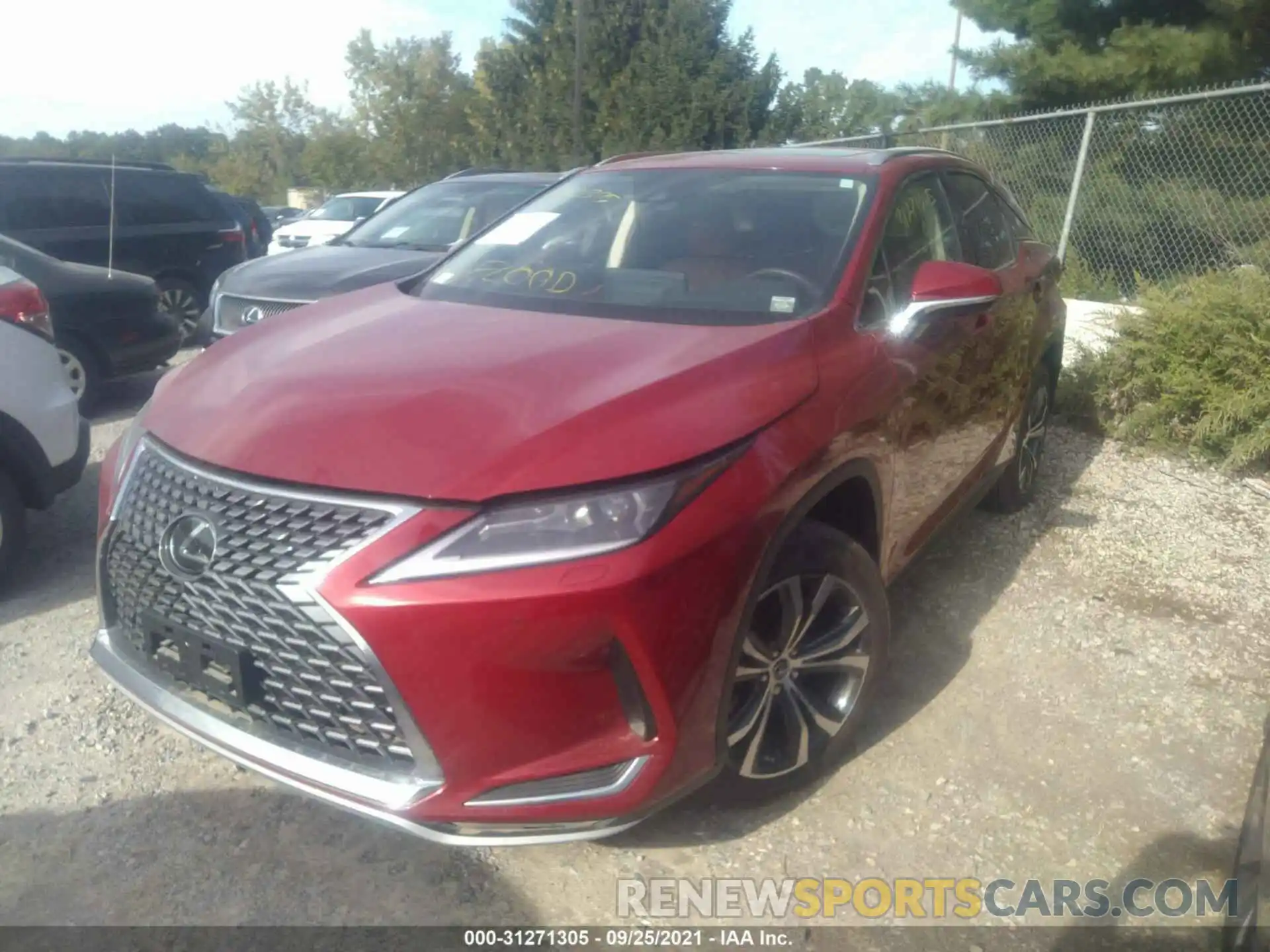 2 Photograph of a damaged car 2T2HZMDA4MC301378 LEXUS RX 2021