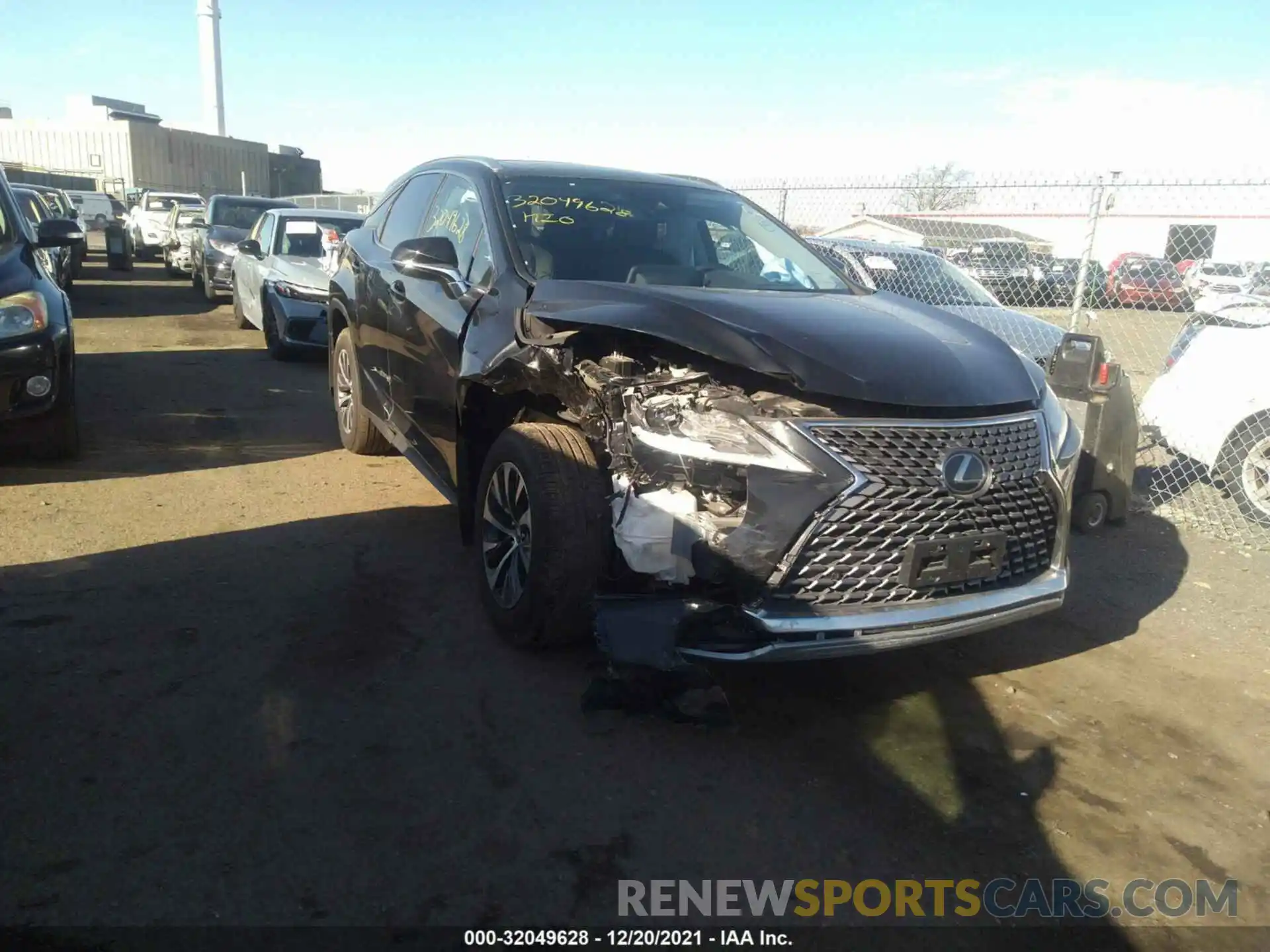 1 Photograph of a damaged car 2T2HZMDA6MC279402 LEXUS RX 2021