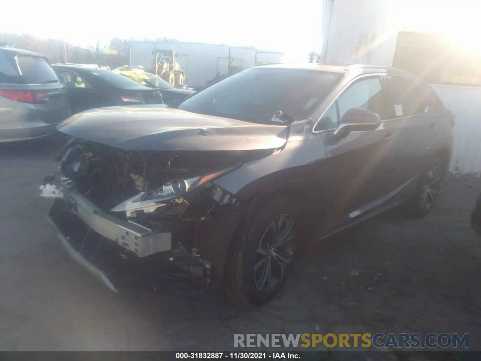 2 Photograph of a damaged car 2T2HZMDA6MC282607 LEXUS RX 2021