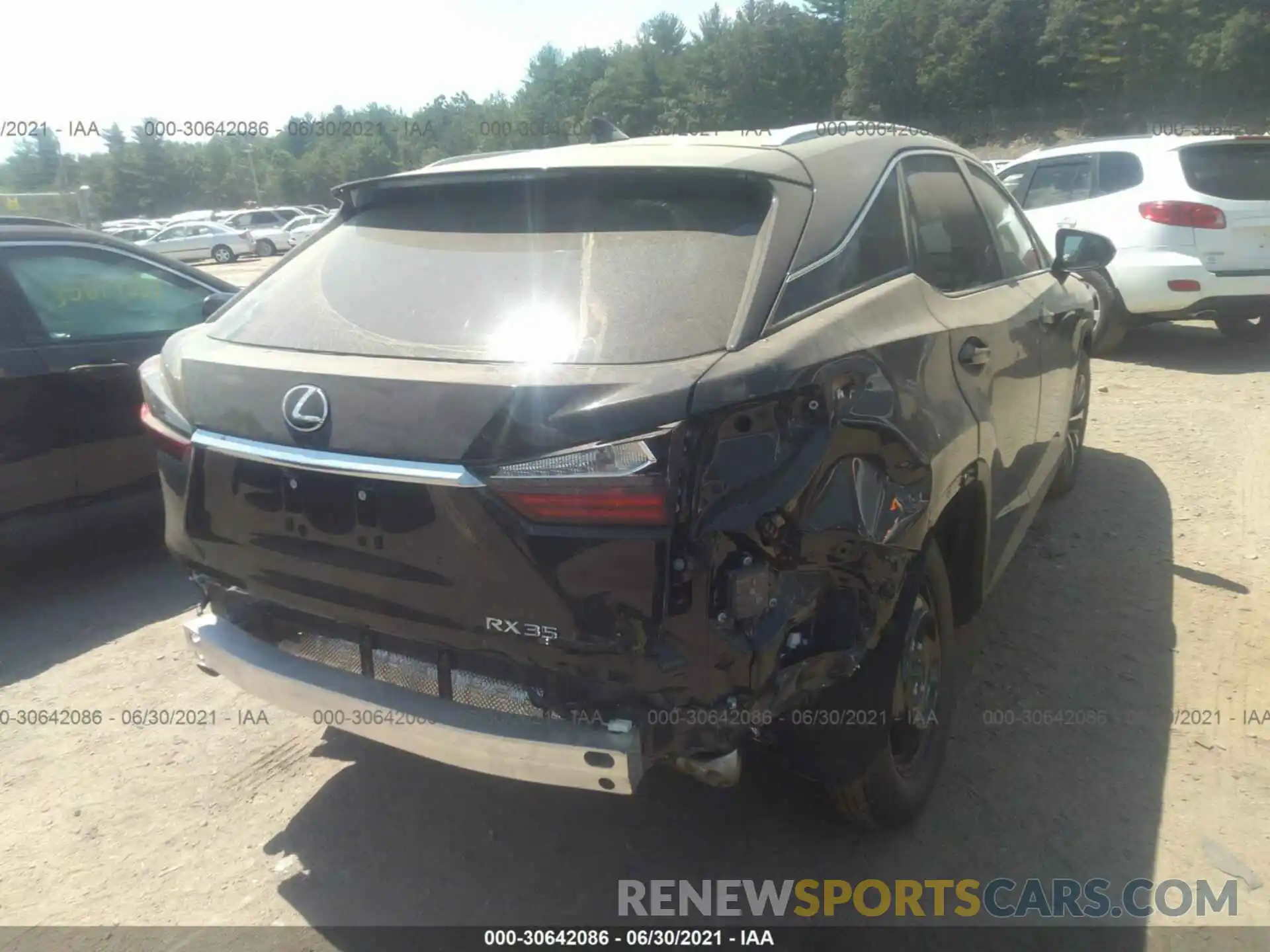 4 Фотография поврежденного автомобиля 2T2HZMDA6MC287354 LEXUS RX 2021