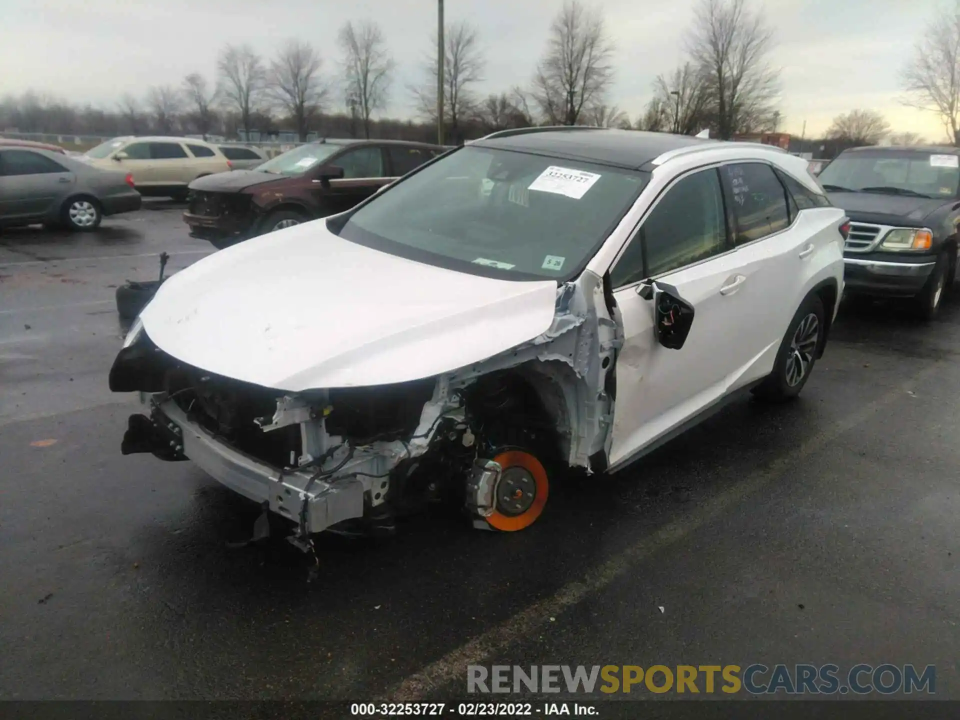 2 Photograph of a damaged car 2T2HZMDA6MC293980 LEXUS RX 2021