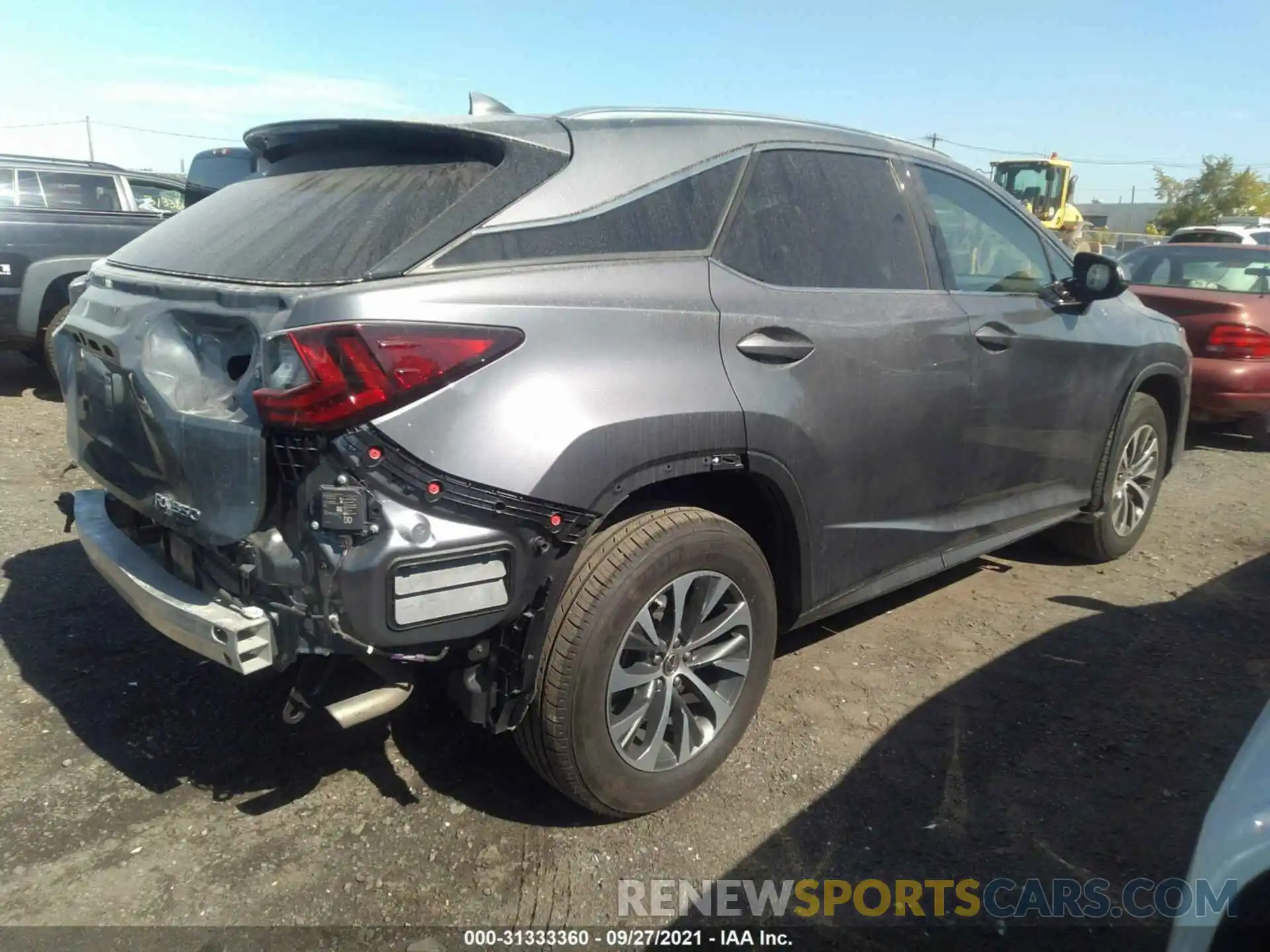 4 Фотография поврежденного автомобиля 2T2HZMDA7MC277545 LEXUS RX 2021