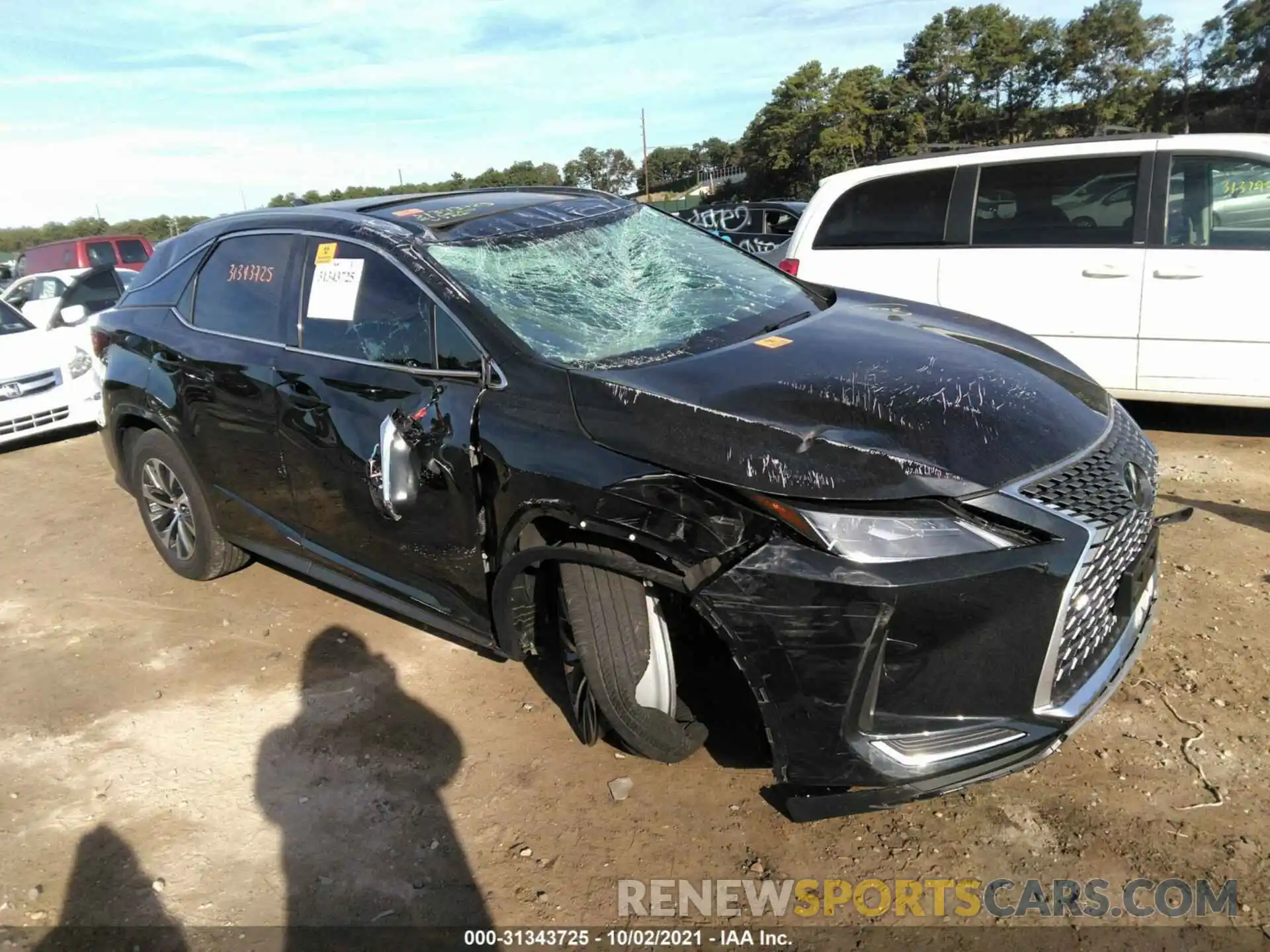 1 Photograph of a damaged car 2T2HZMDA9MC281287 LEXUS RX 2021