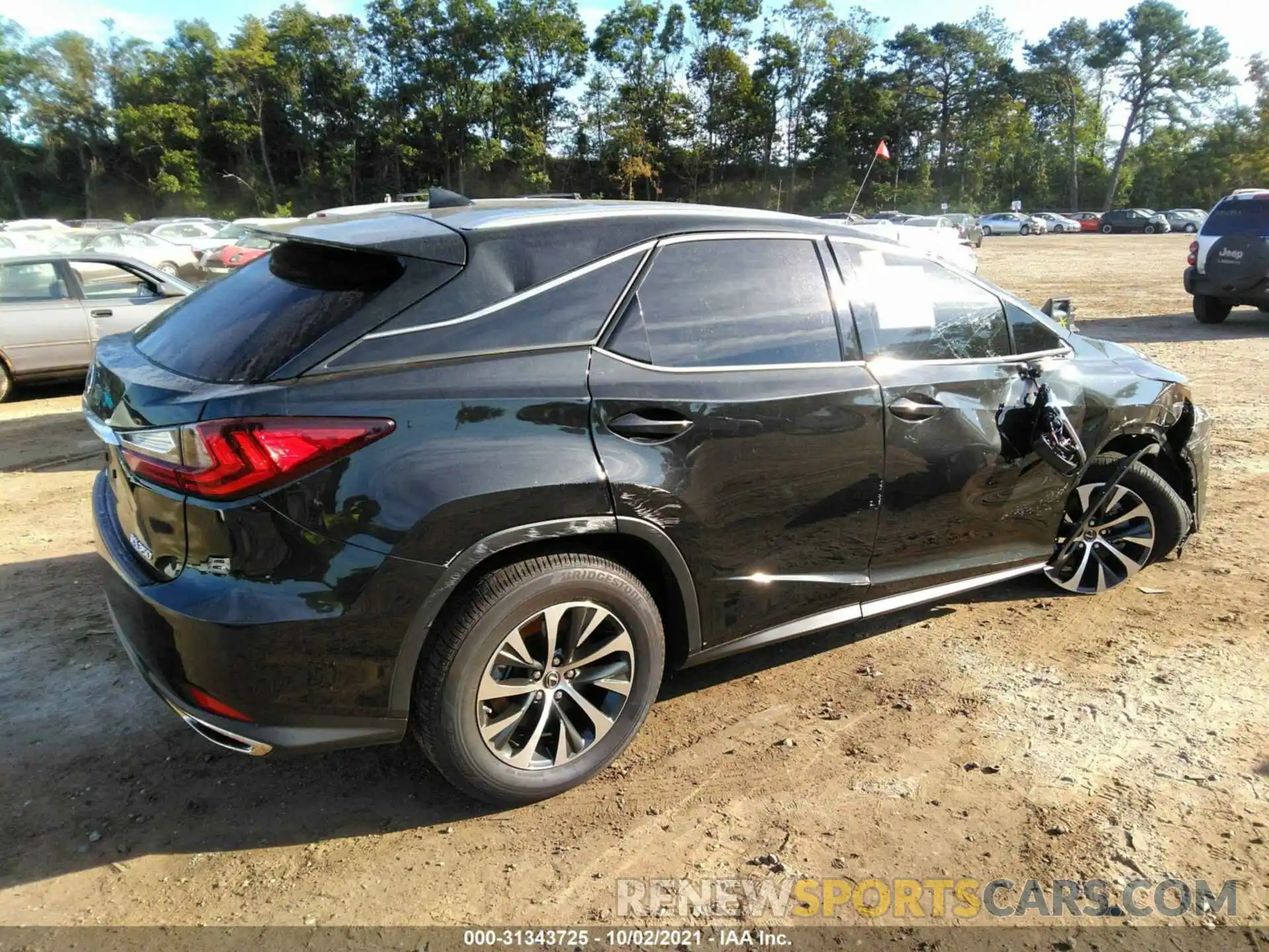 4 Фотография поврежденного автомобиля 2T2HZMDA9MC281287 LEXUS RX 2021