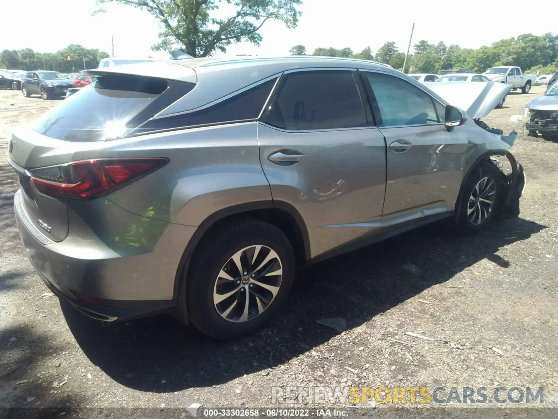 4 Photograph of a damaged car 2T2HZMDAXMC263171 LEXUS RX 2021