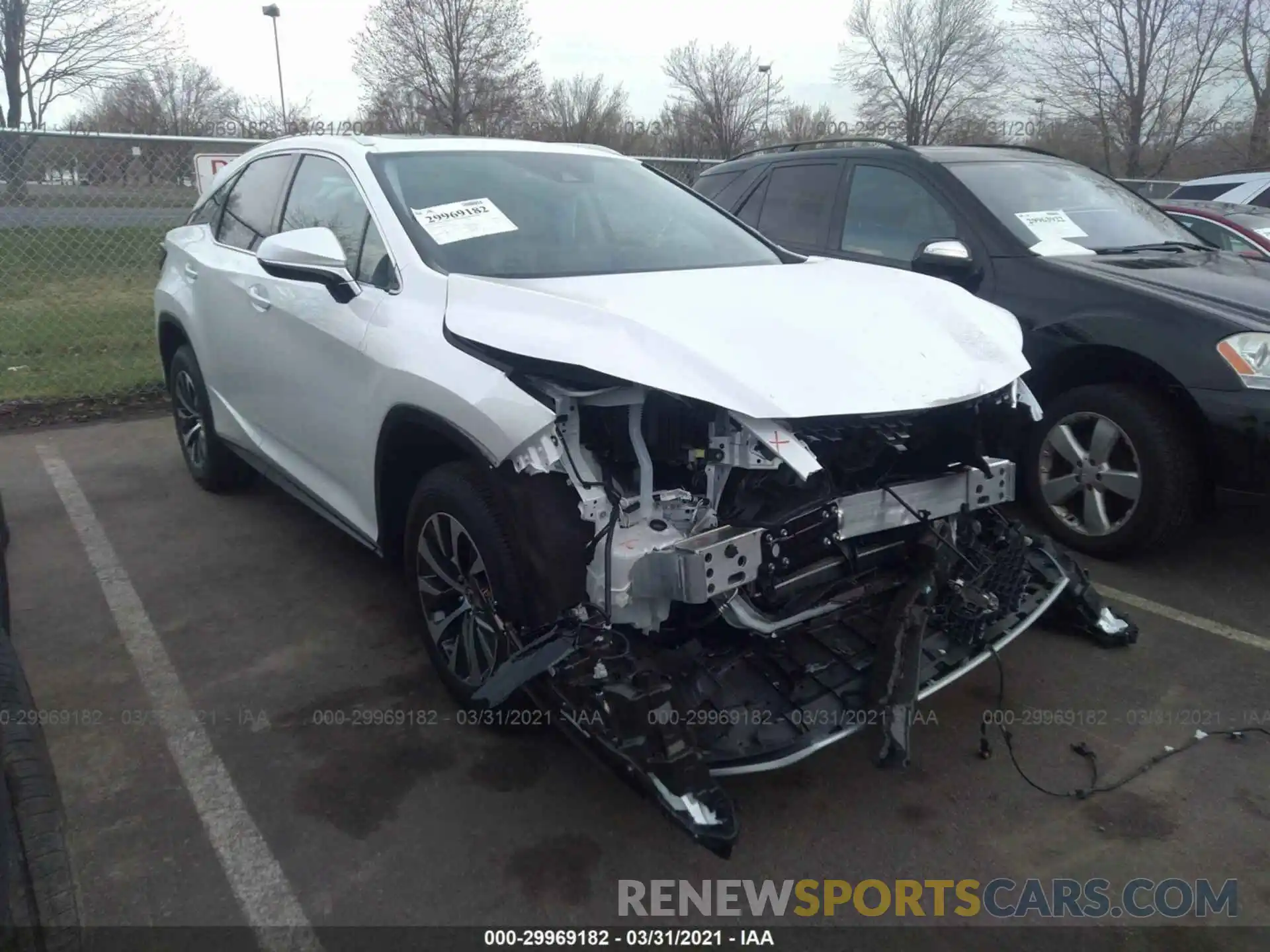 1 Photograph of a damaged car 2T2HZMDAXMC265177 LEXUS RX 2021