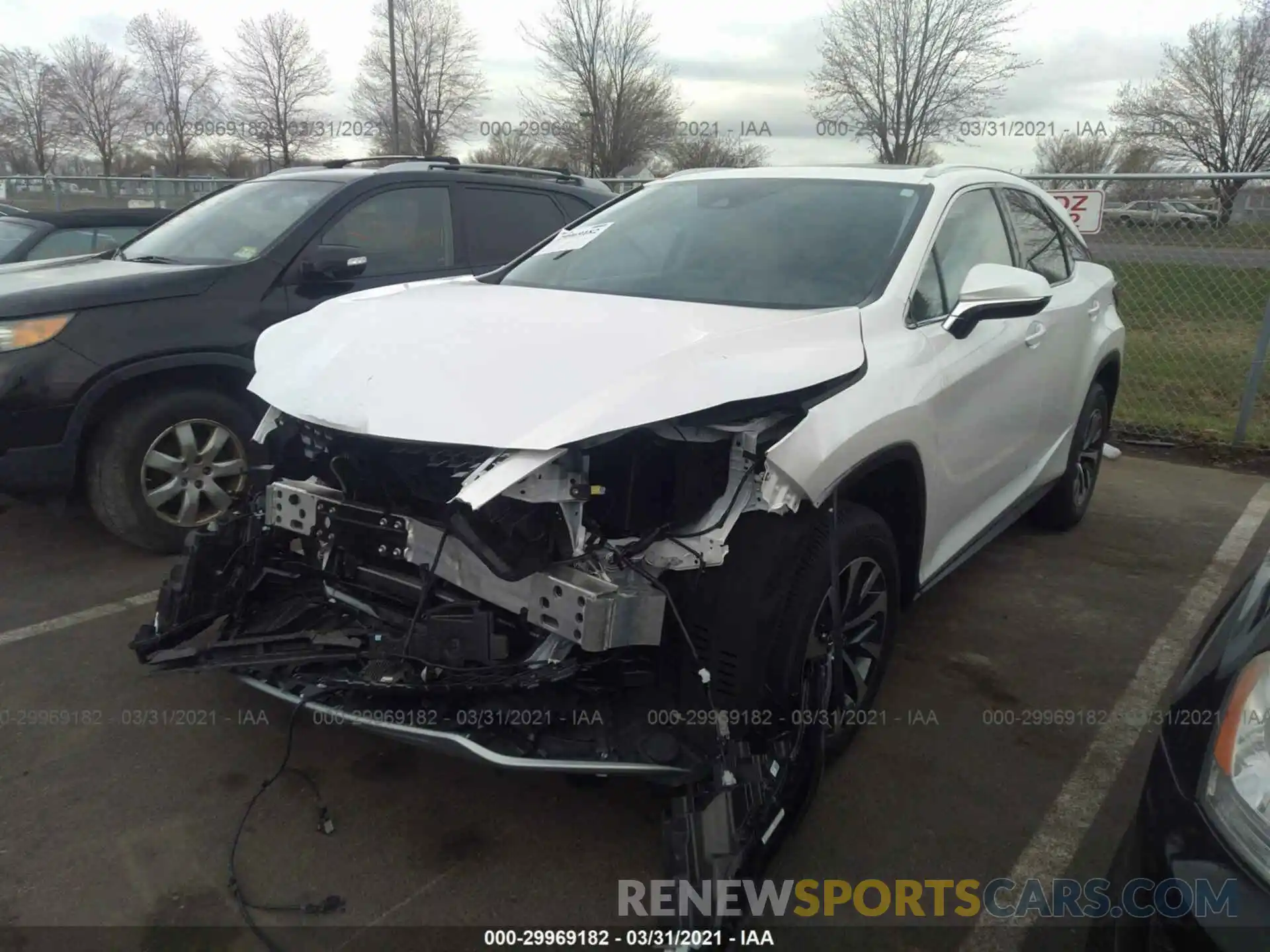 2 Photograph of a damaged car 2T2HZMDAXMC265177 LEXUS RX 2021