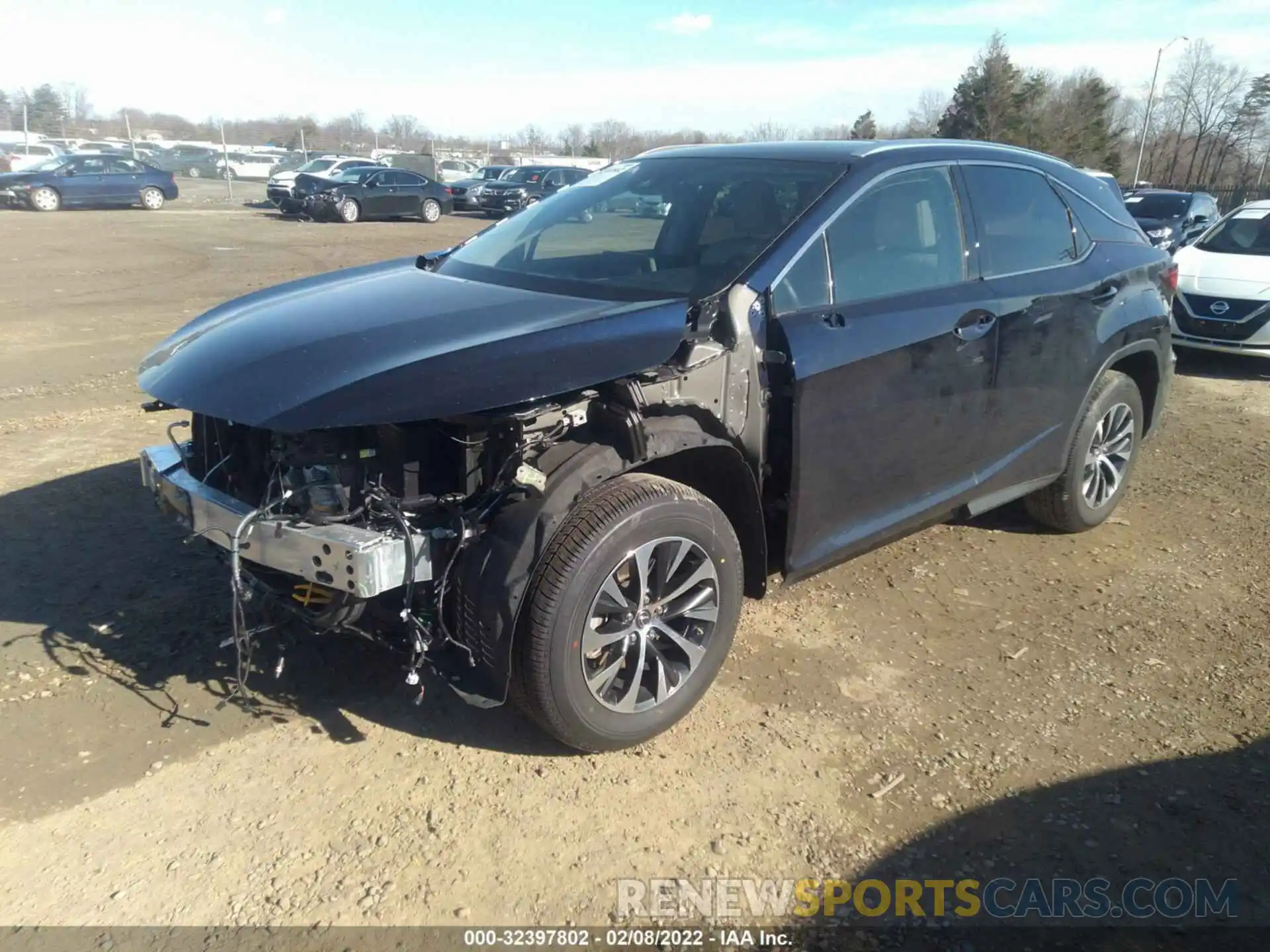 2 Photograph of a damaged car 2T2HZMDAXMC305001 LEXUS RX 2021