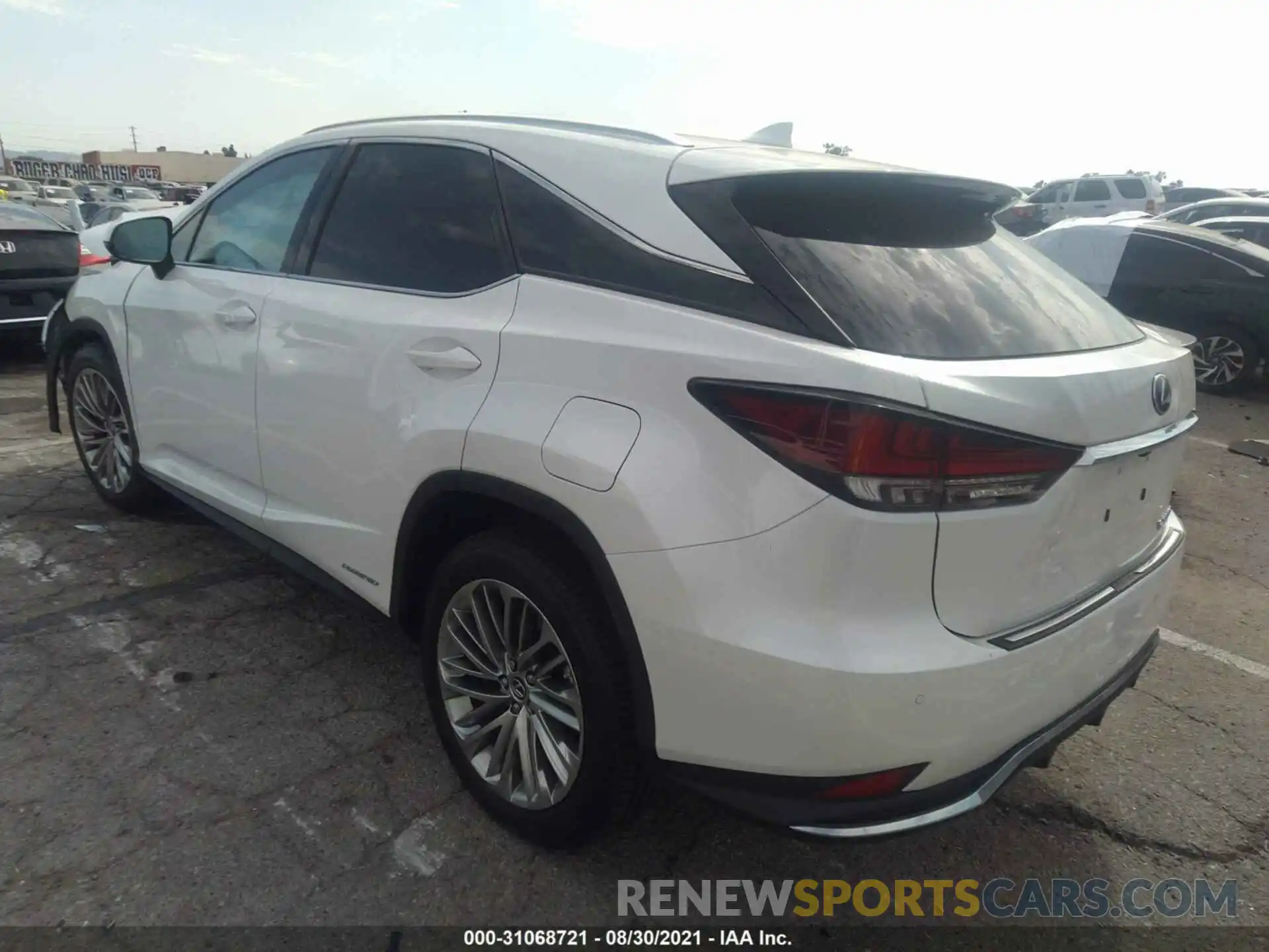 3 Фотография поврежденного автомобиля 2T2JGMDA3MC066480 LEXUS RX 2021