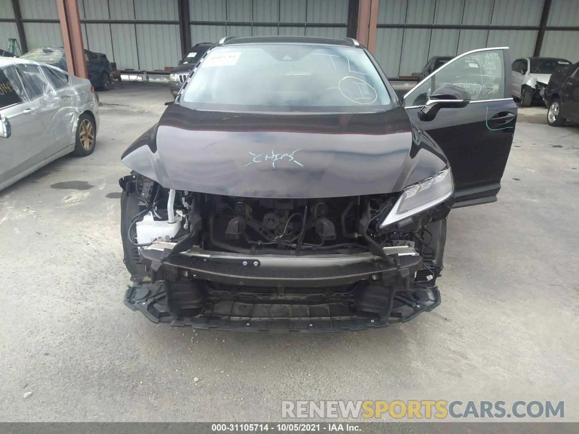 6 Фотография поврежденного автомобиля 2T2JGMDA6MC058597 LEXUS RX 2021