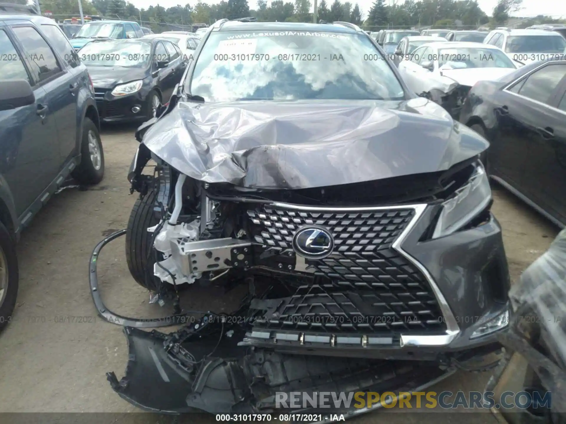 6 Photograph of a damaged car 2T2JGMDA9MC058707 LEXUS RX 2021