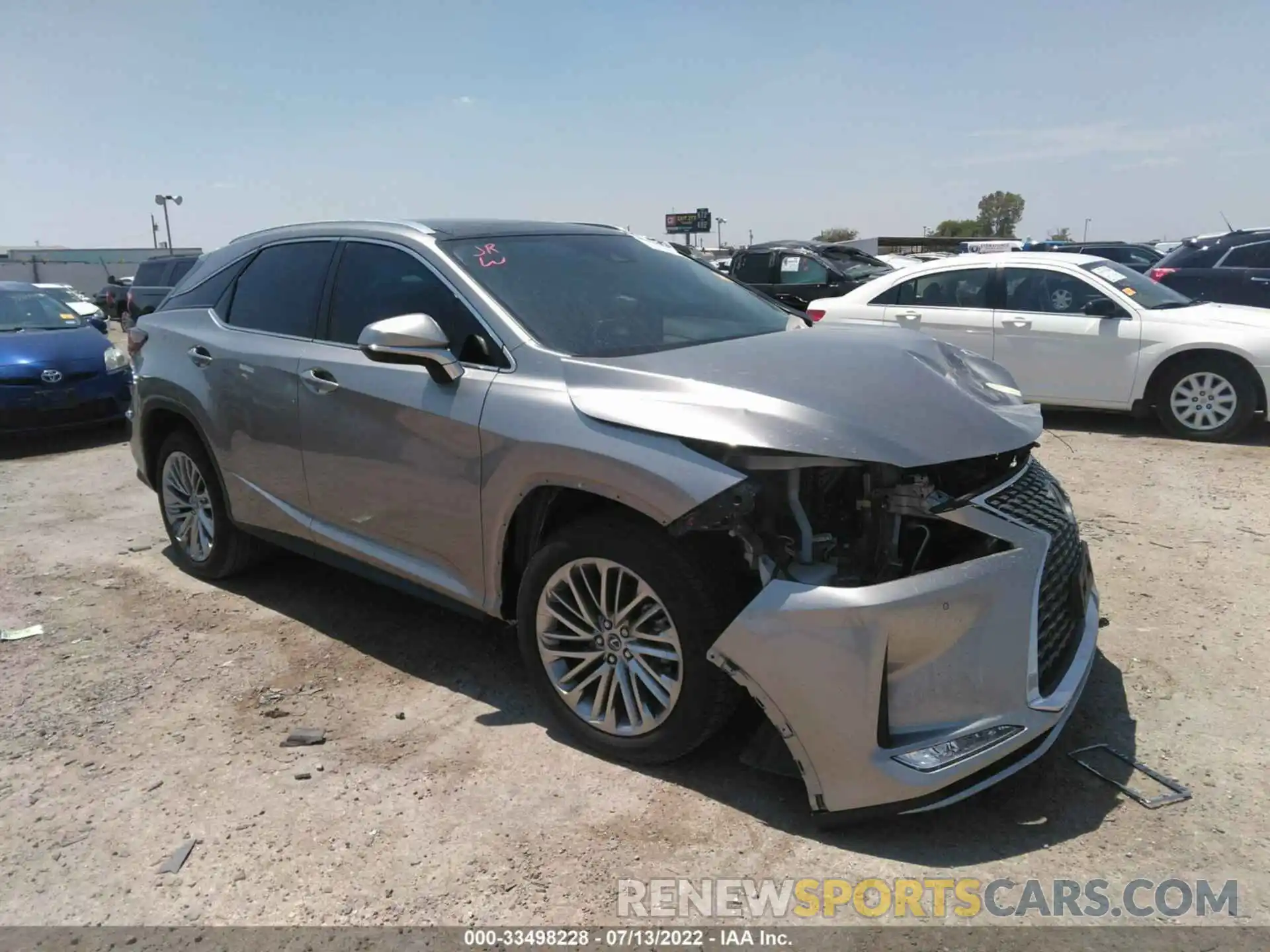 1 Photograph of a damaged car 2T2JZMAA0MC185988 LEXUS RX 2021