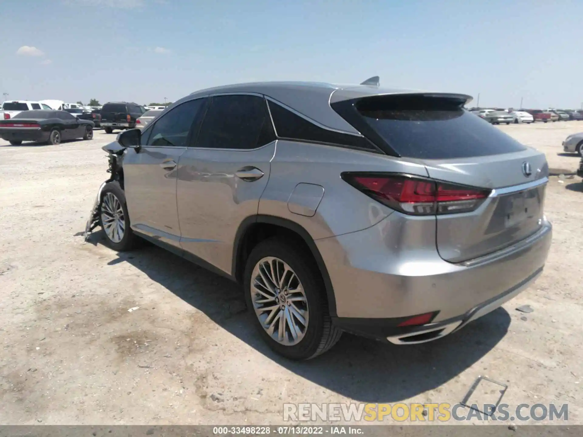 3 Photograph of a damaged car 2T2JZMAA0MC185988 LEXUS RX 2021