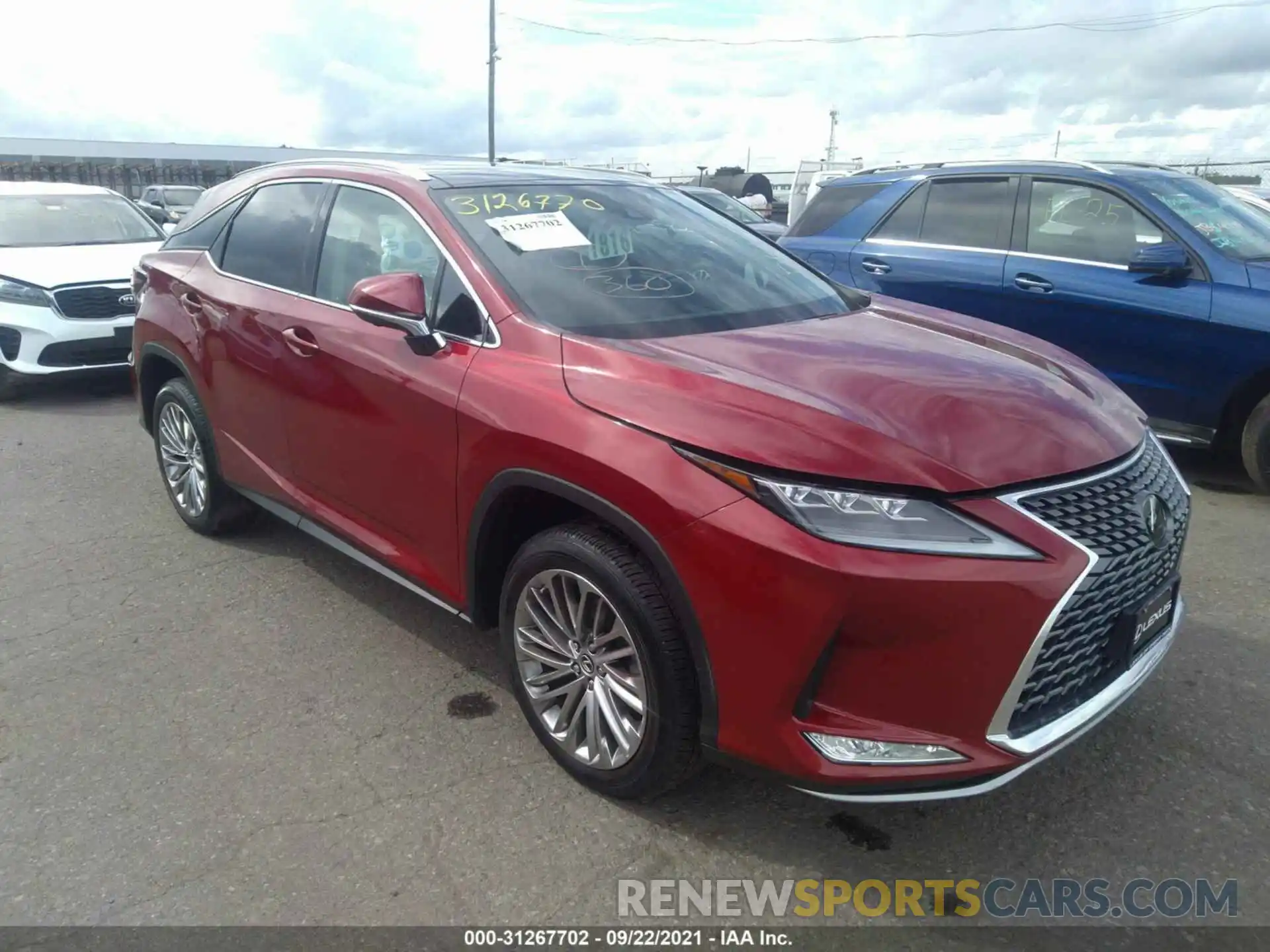 1 Photograph of a damaged car 2T2JZMDA4MC297138 LEXUS RX 2021