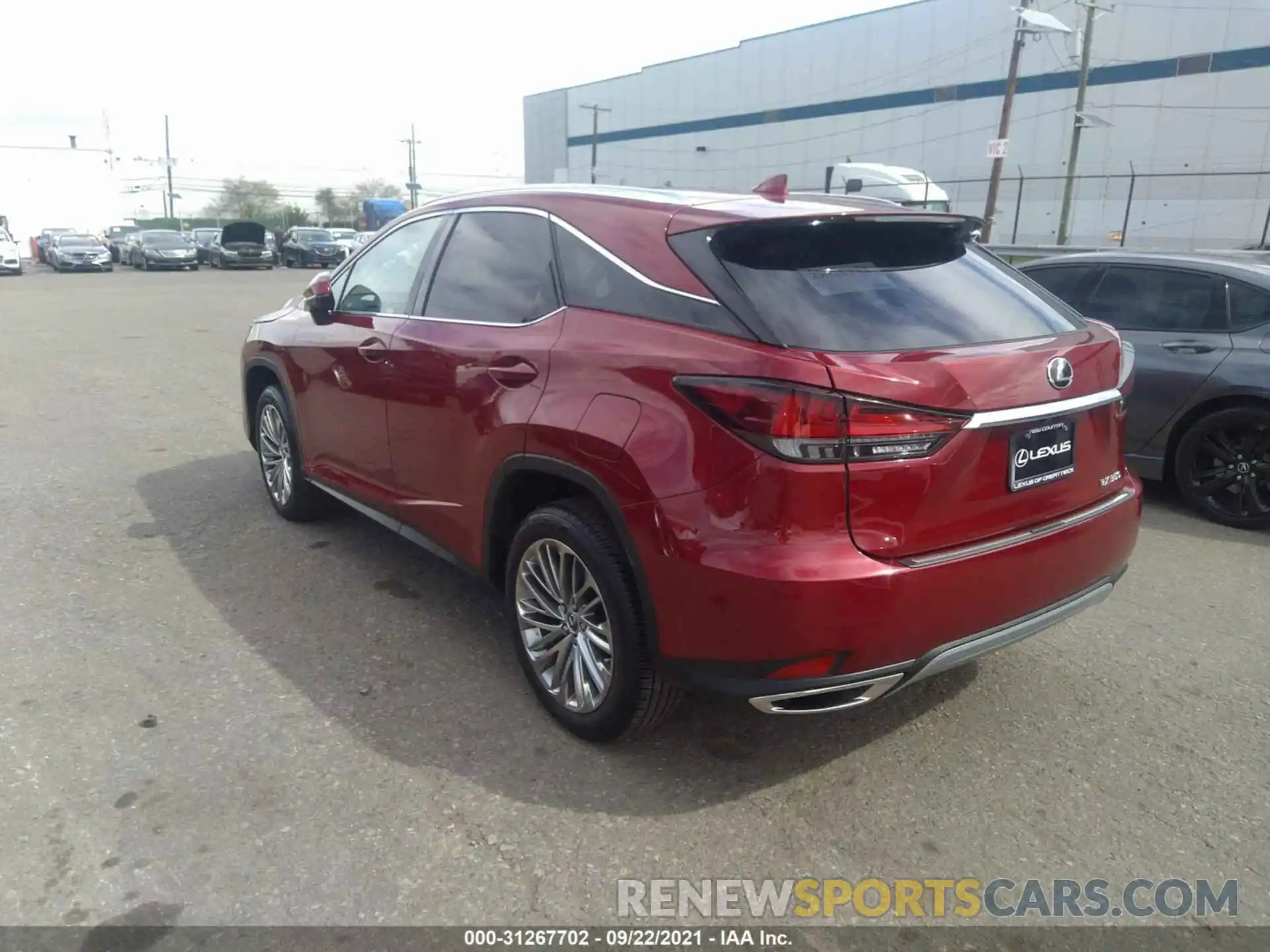 3 Фотография поврежденного автомобиля 2T2JZMDA4MC297138 LEXUS RX 2021