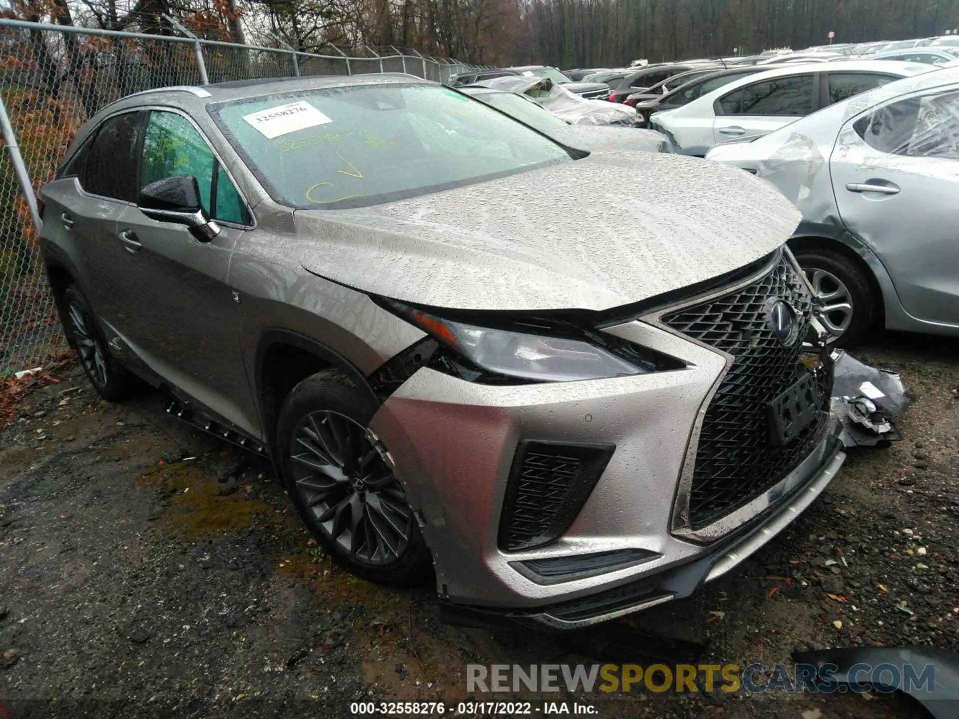 1 Photograph of a damaged car 2T2SGMDA2MC070430 LEXUS RX 2021