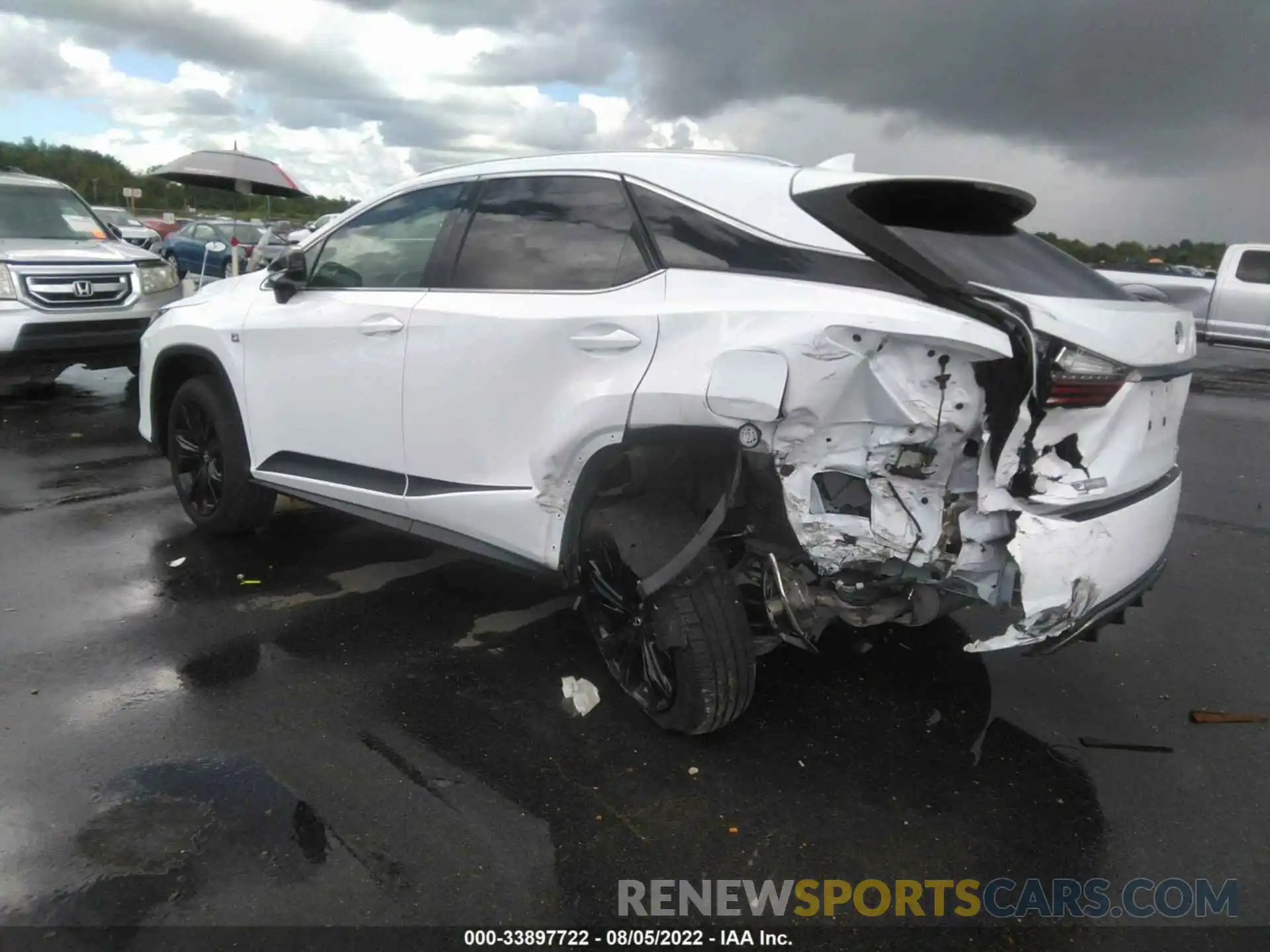 3 Photograph of a damaged car 2T2SZMAA4MC186761 LEXUS RX 2021