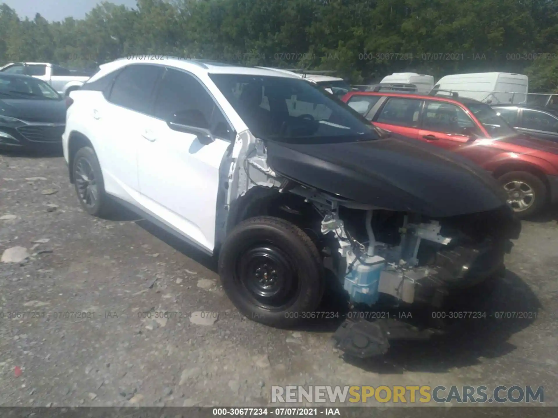 1 Photograph of a damaged car 2T2SZMDA1MC264876 LEXUS RX 2021