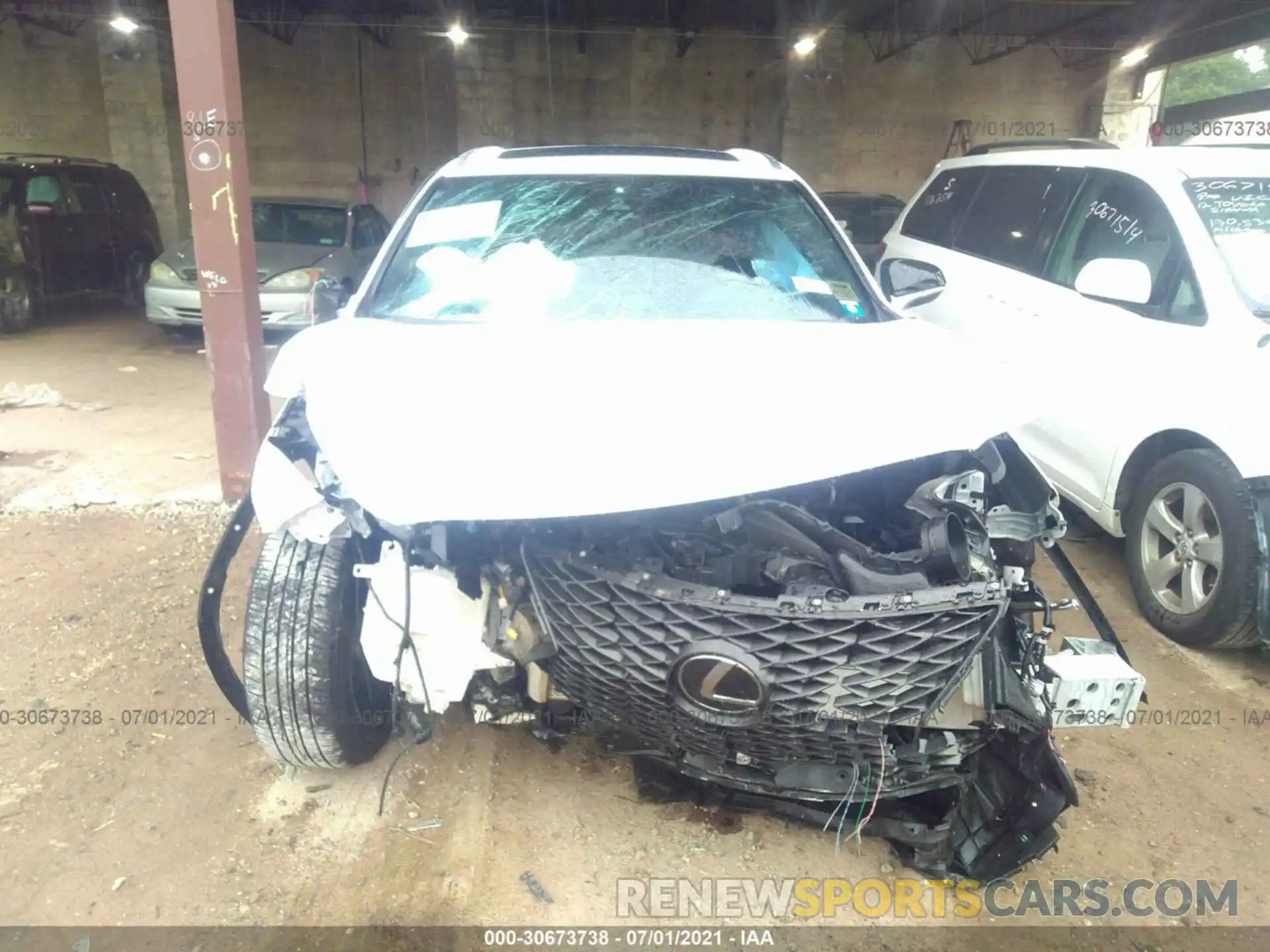 6 Photograph of a damaged car 2T2SZMDA2MC261985 LEXUS RX 2021