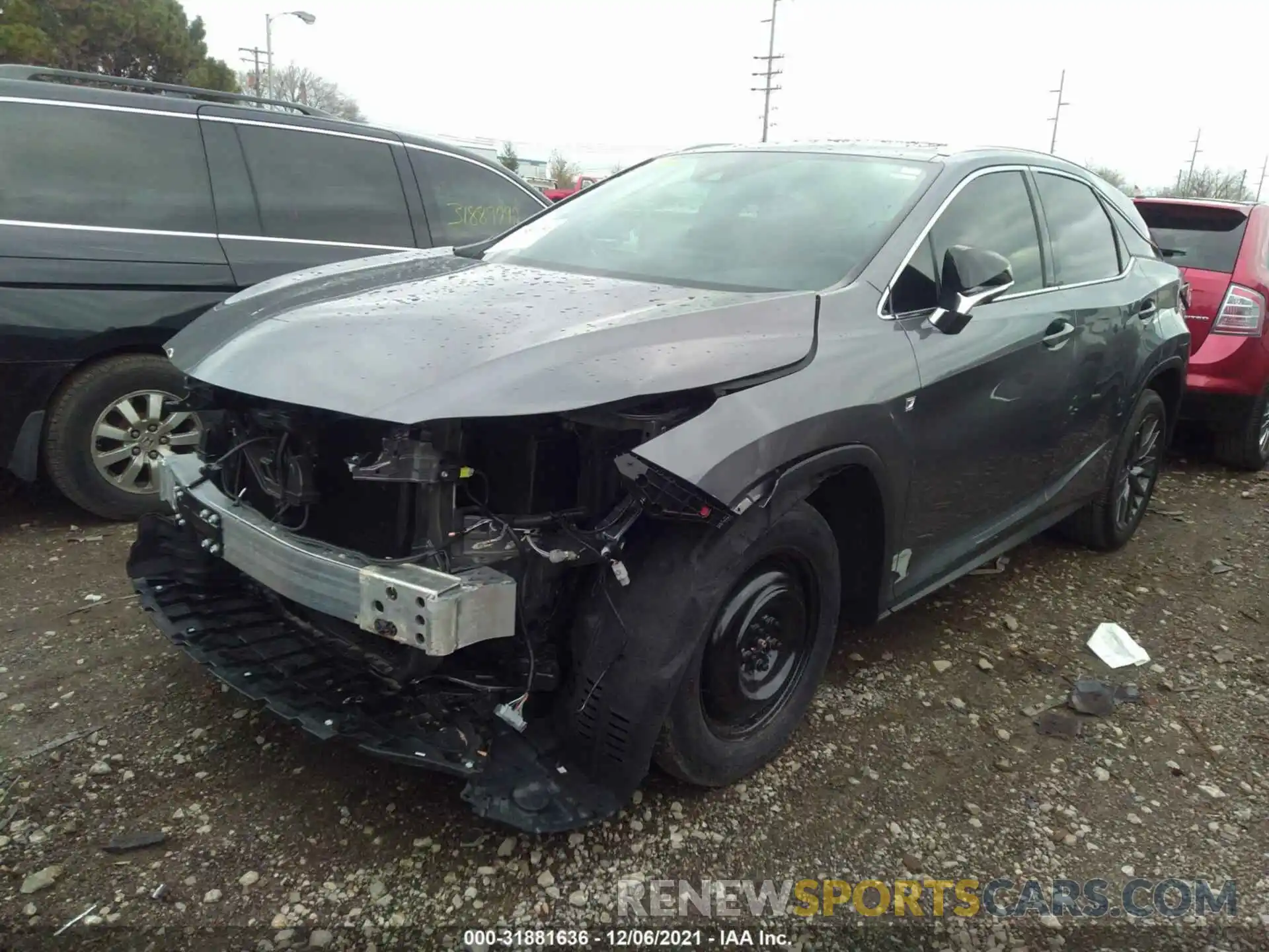 2 Photograph of a damaged car 2T2SZMDA2MC305466 LEXUS RX 2021