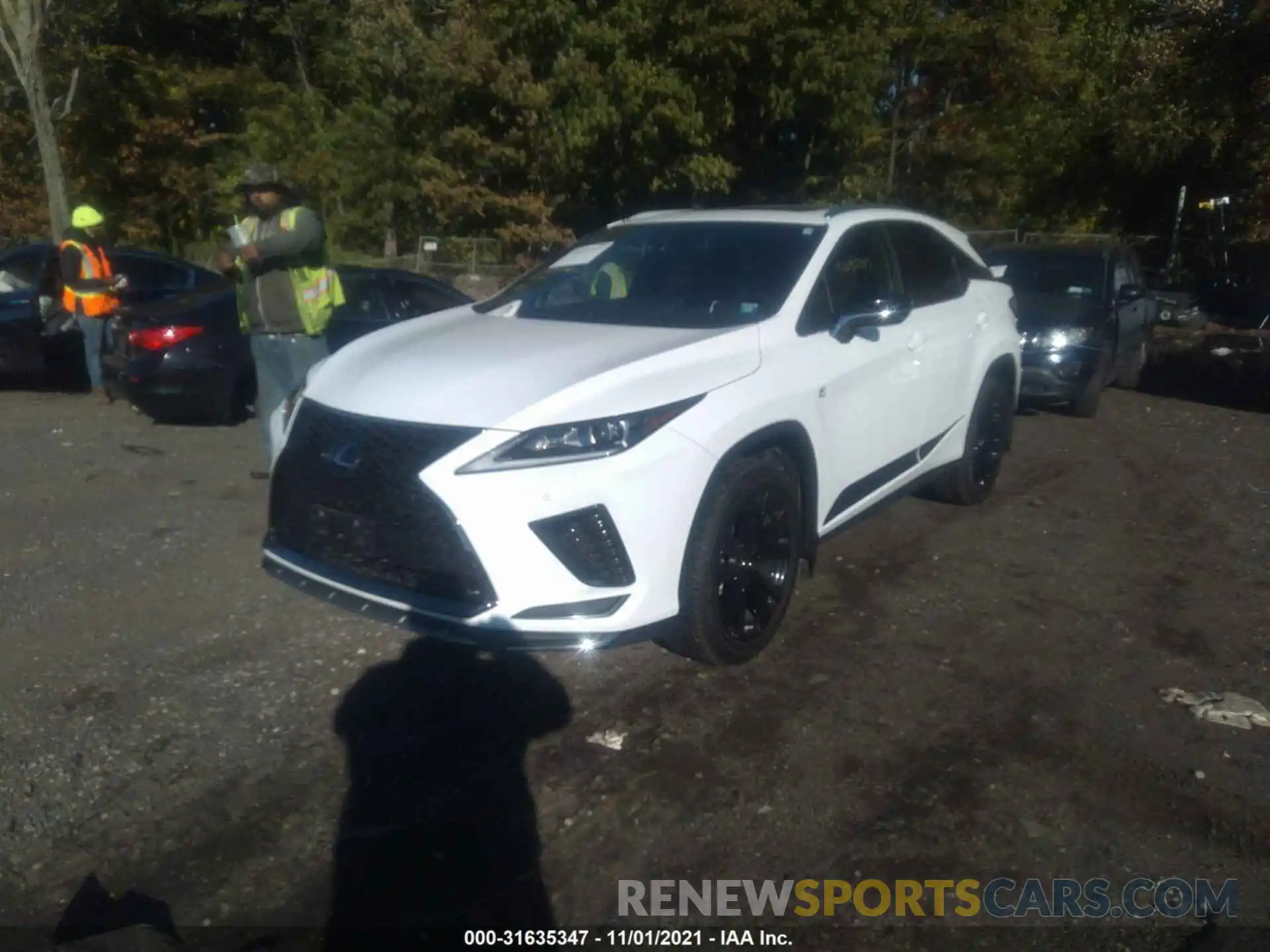 2 Photograph of a damaged car 2T2SZMDA3MC259484 LEXUS RX 2021