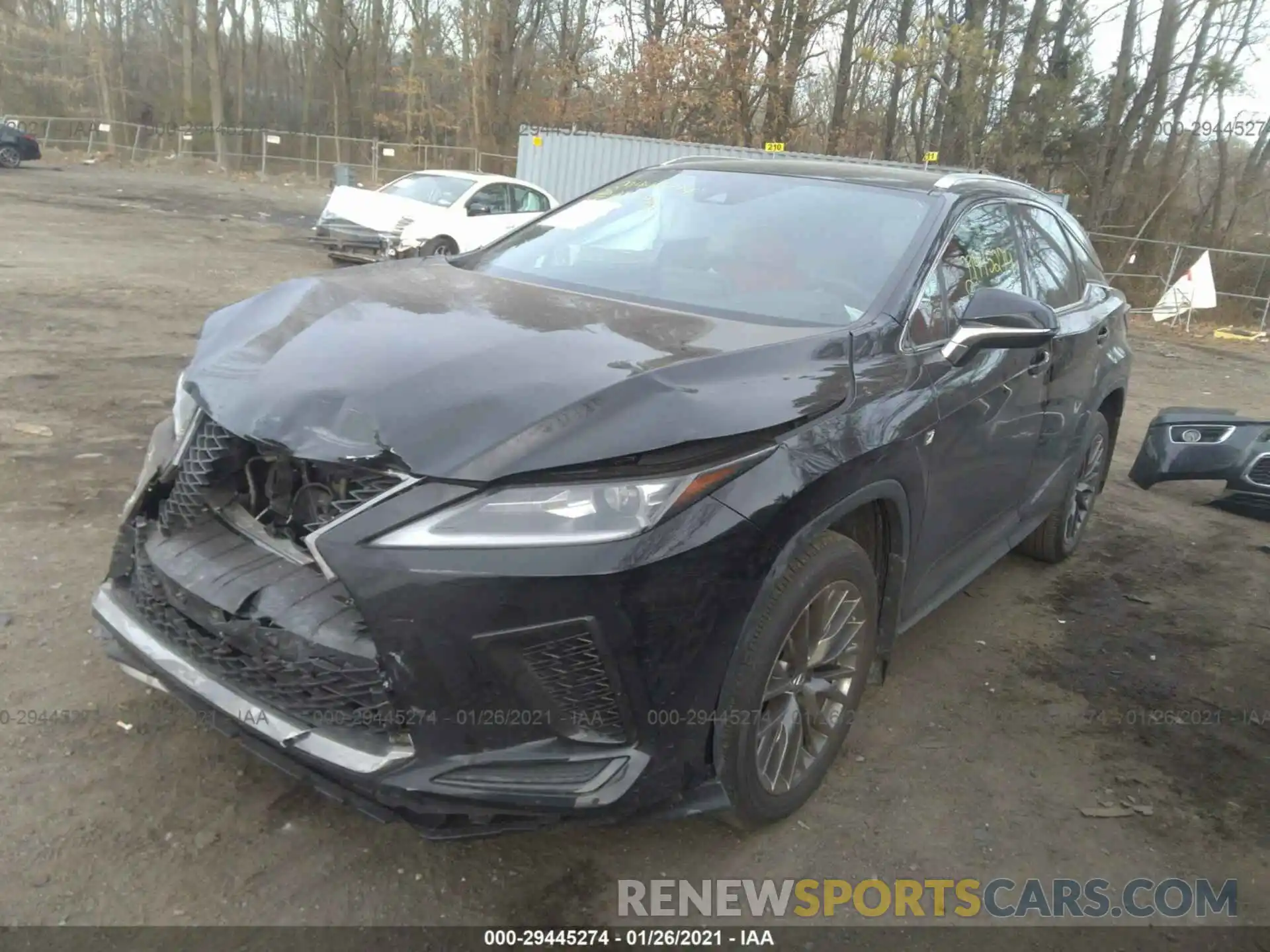 2 Photograph of a damaged car 2T2SZMDA3MC270484 LEXUS RX 2021