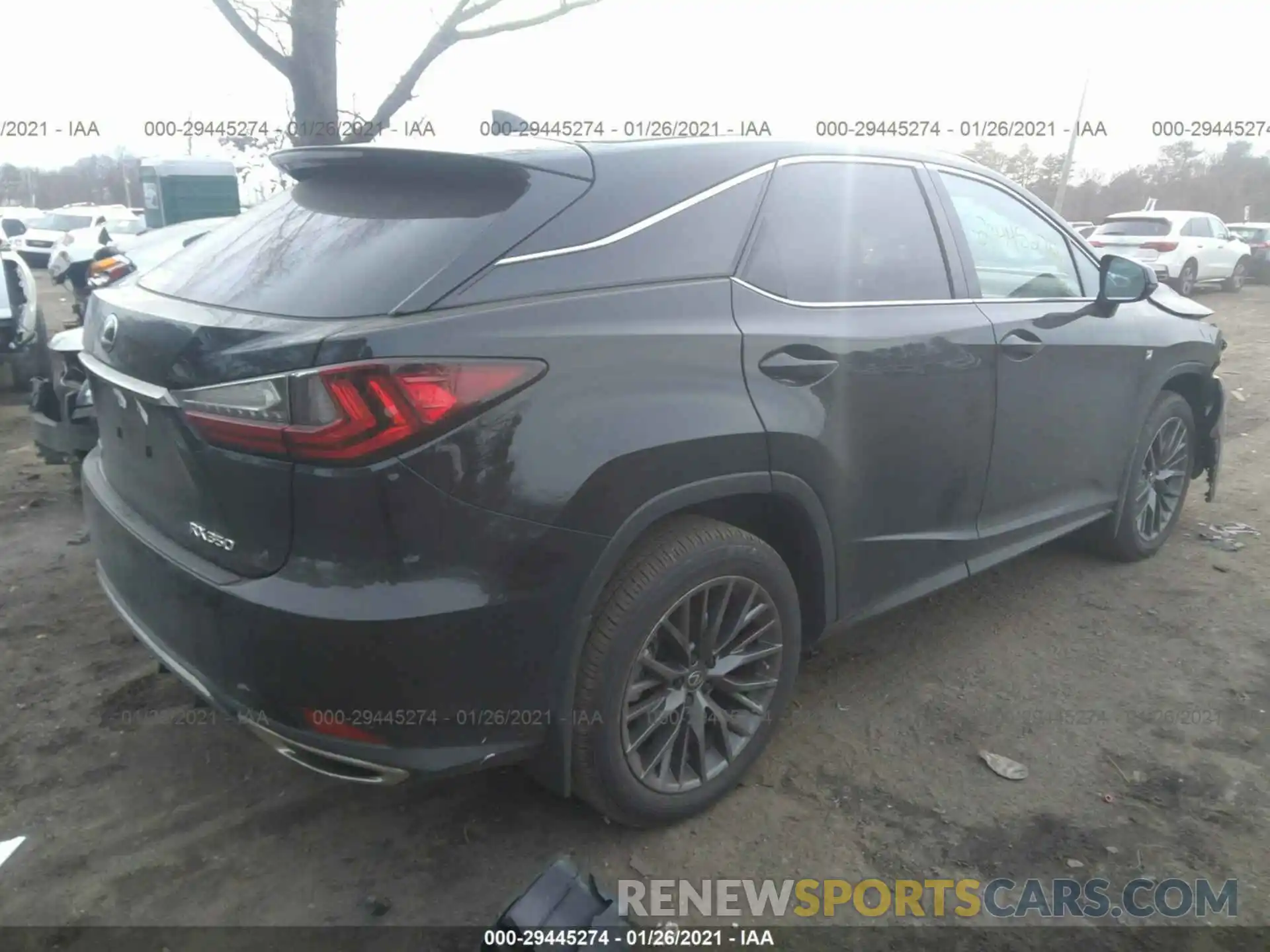 4 Фотография поврежденного автомобиля 2T2SZMDA3MC270484 LEXUS RX 2021