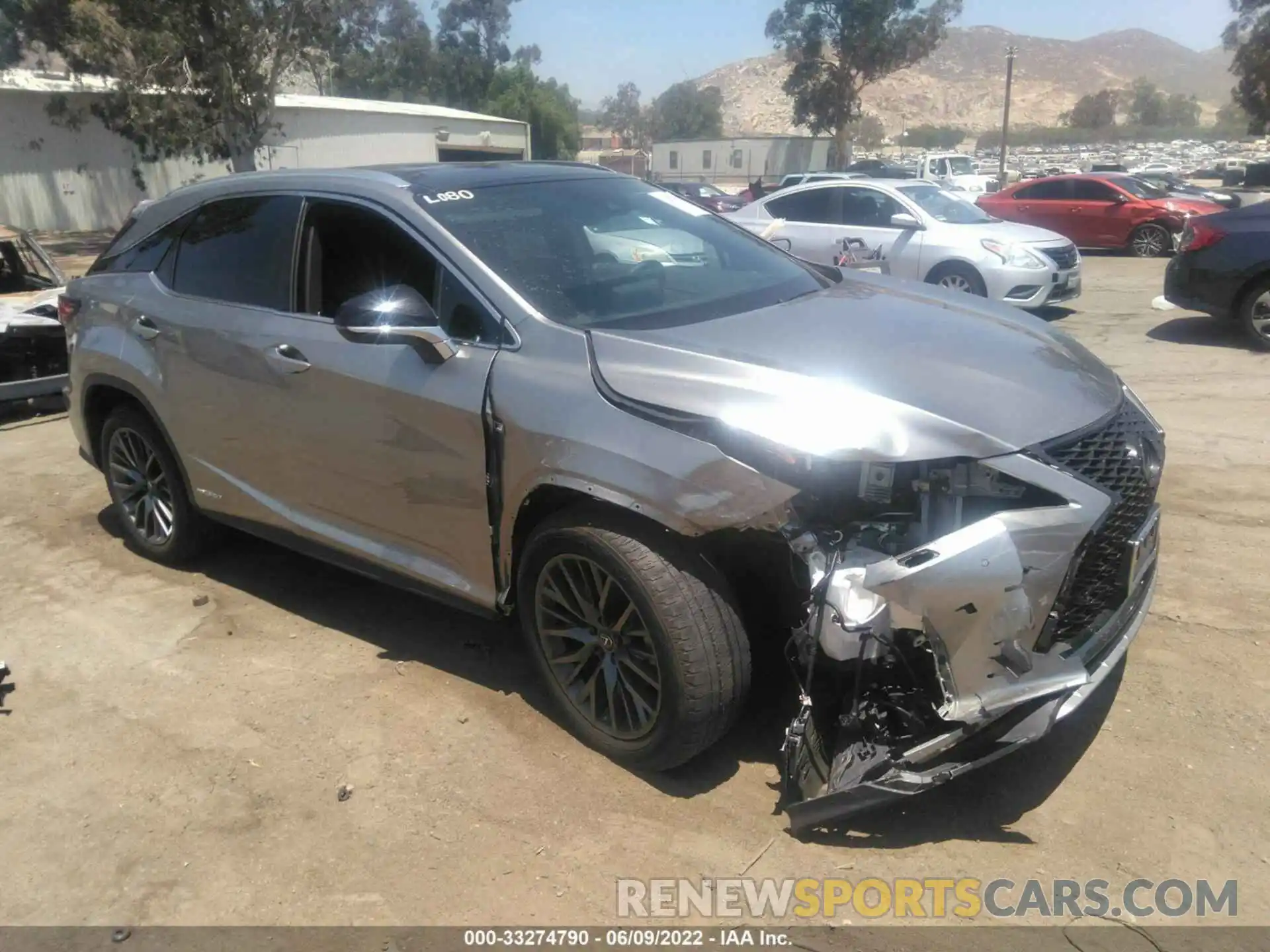 1 Photograph of a damaged car 2T2YGMDA4MC068754 LEXUS RX 2021