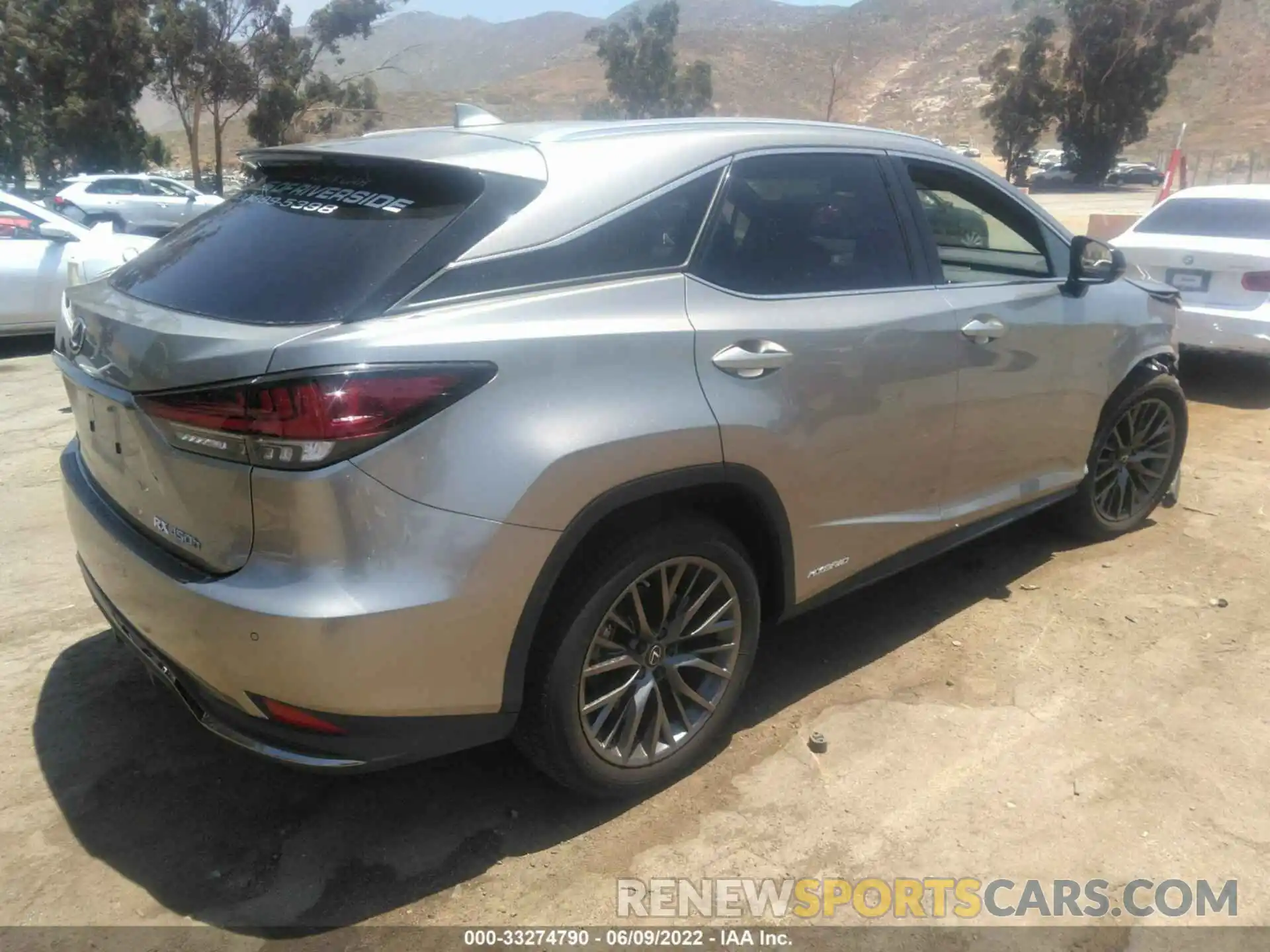 4 Photograph of a damaged car 2T2YGMDA4MC068754 LEXUS RX 2021