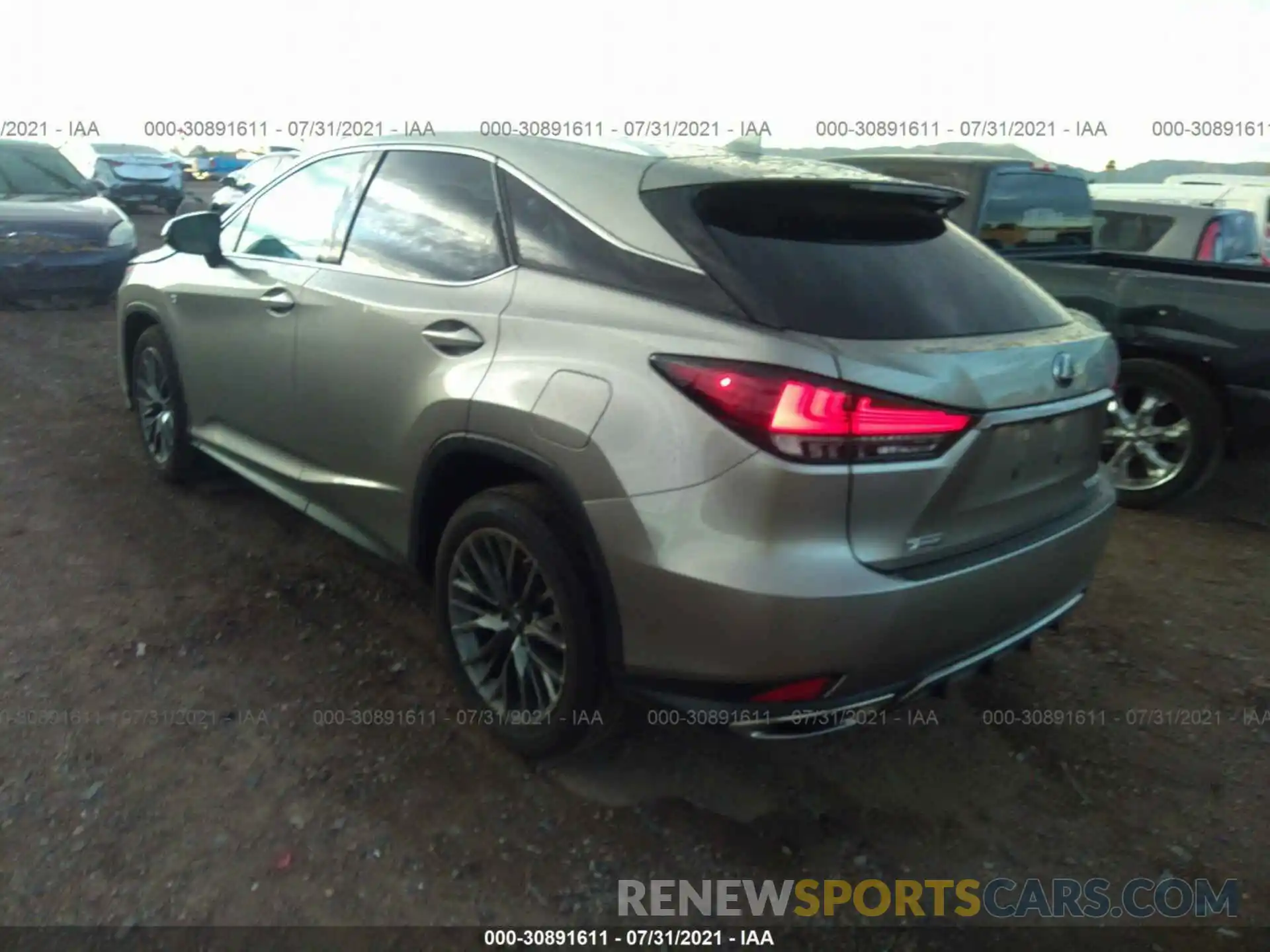 3 Фотография поврежденного автомобиля 2T2YZMDA1MC262748 LEXUS RX 2021