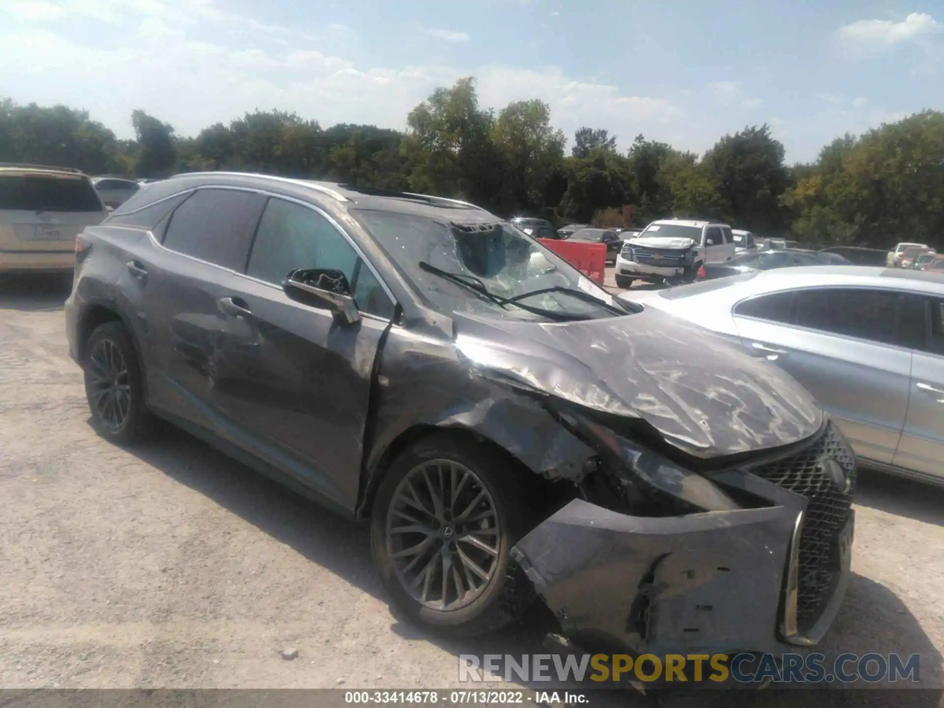 1 Photograph of a damaged car 2T2YZMDA2MC283639 LEXUS RX 2021