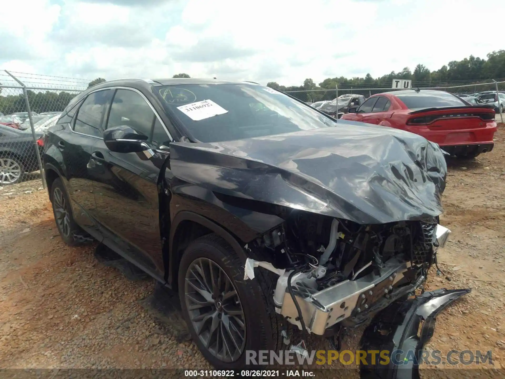 1 Photograph of a damaged car 2T2YZMDA3MC295461 LEXUS RX 2021